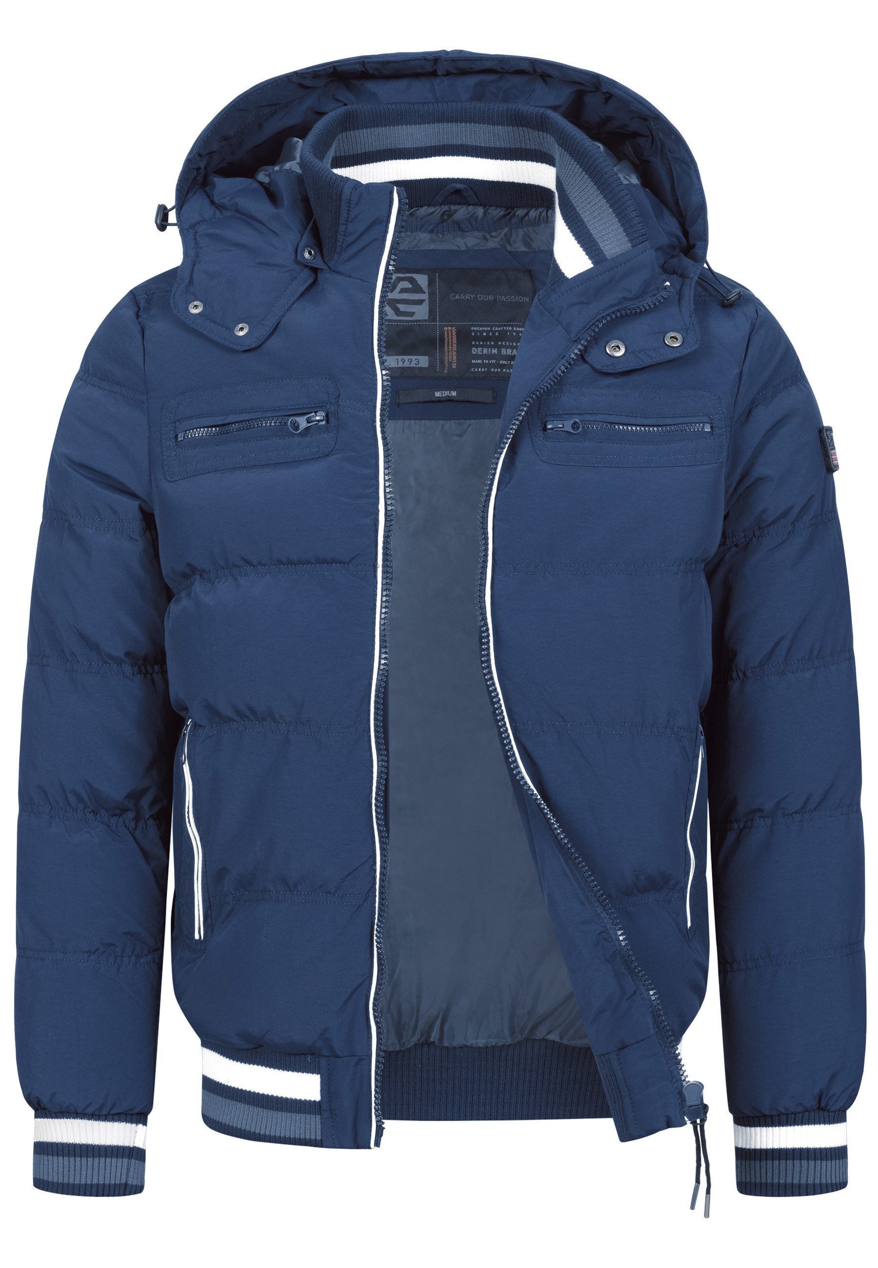 Indicode Steppjacke Herren Marlon Herrenjacke Daunen-Optik mit sportlichem günstig online kaufen