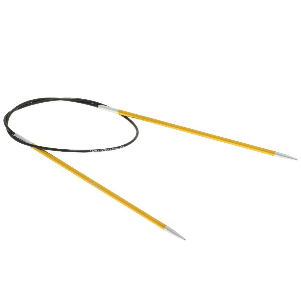 LANA GROSSA Rundstricknadeln Knit Pro Rundstricknadel Aluminium Rainbow, Rundstricknadel verschiedene Длинаn/Größen