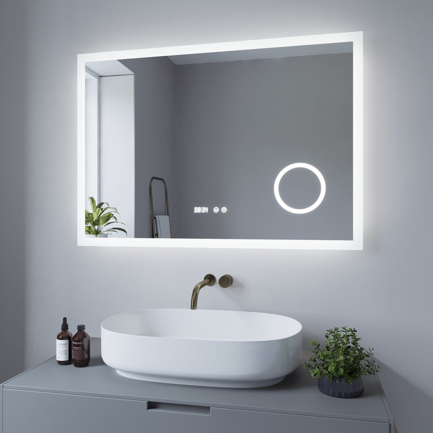 AQUABATOS Badspiegel LED Bad Spiegel mit günstig online kaufen
