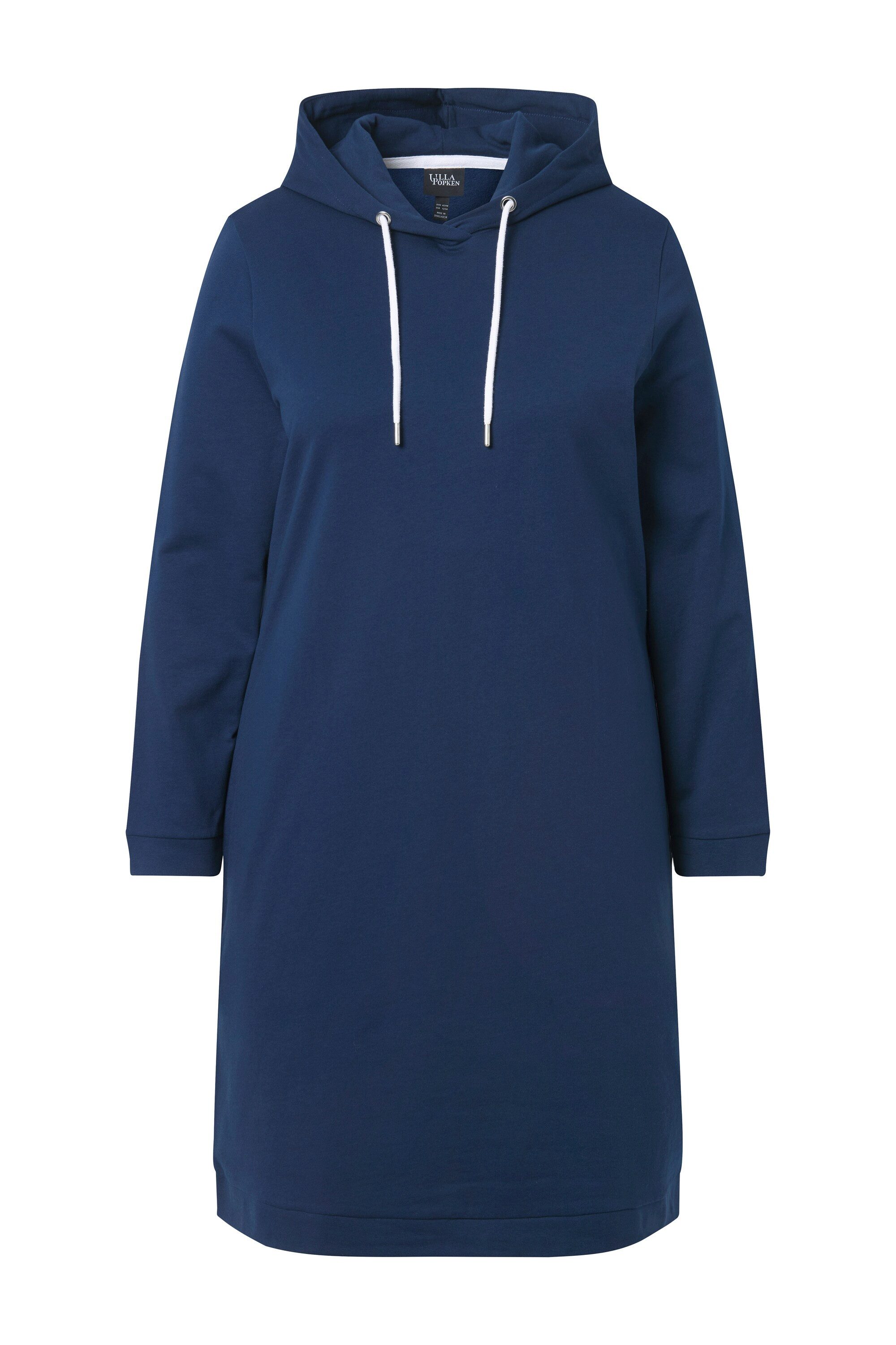 Ulla Popken Schlafanzug Loungwear-Kleid Kapuze weich günstig online kaufen