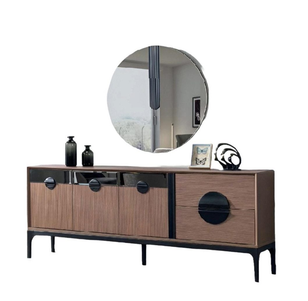 Xlmoebel Sideboard Luxuriöses Esszimmermöbelset mit Spiegel und modernem Design (Sideboard mit Spiegel, Sideboard mit Spiegel), Hergestellt in Europa