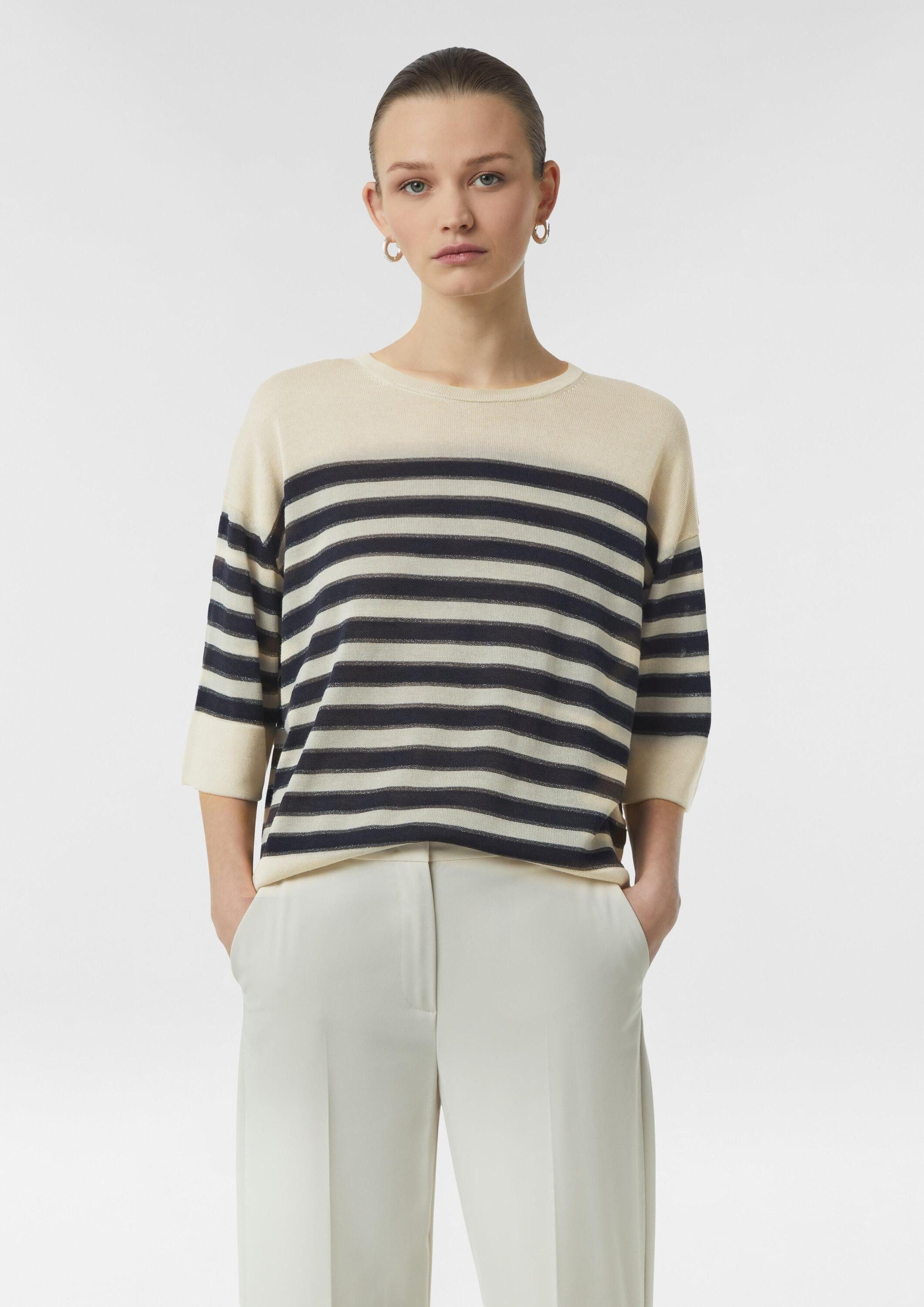 comma 3/4 Arm-Pullover Strickpullover (1-tlg) günstig online kaufen