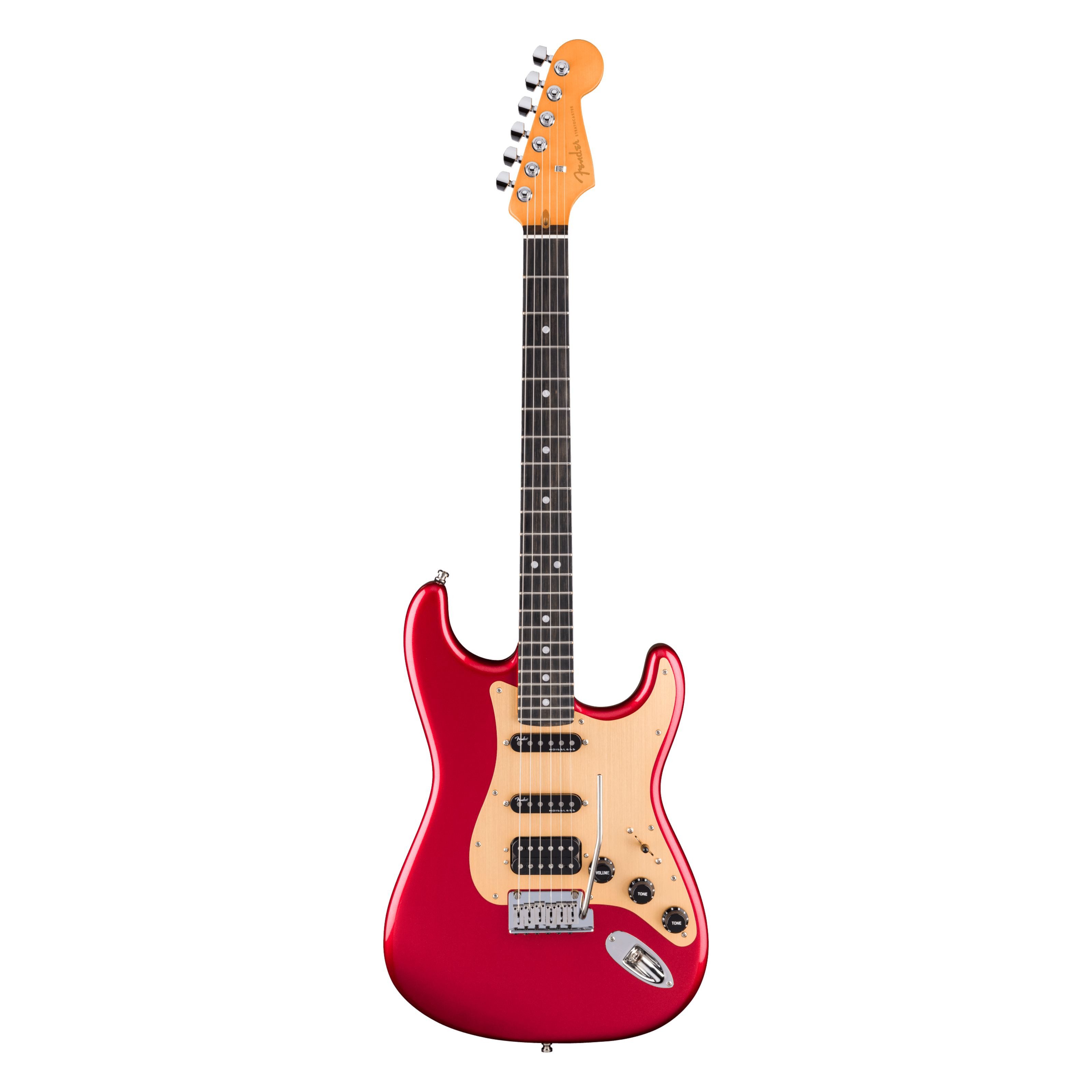 Fender E-Gitarre, Электрогитары, ST-Modelle, American Ultra II Stratocaster HSS EB Sinister Red - E-Gitarre