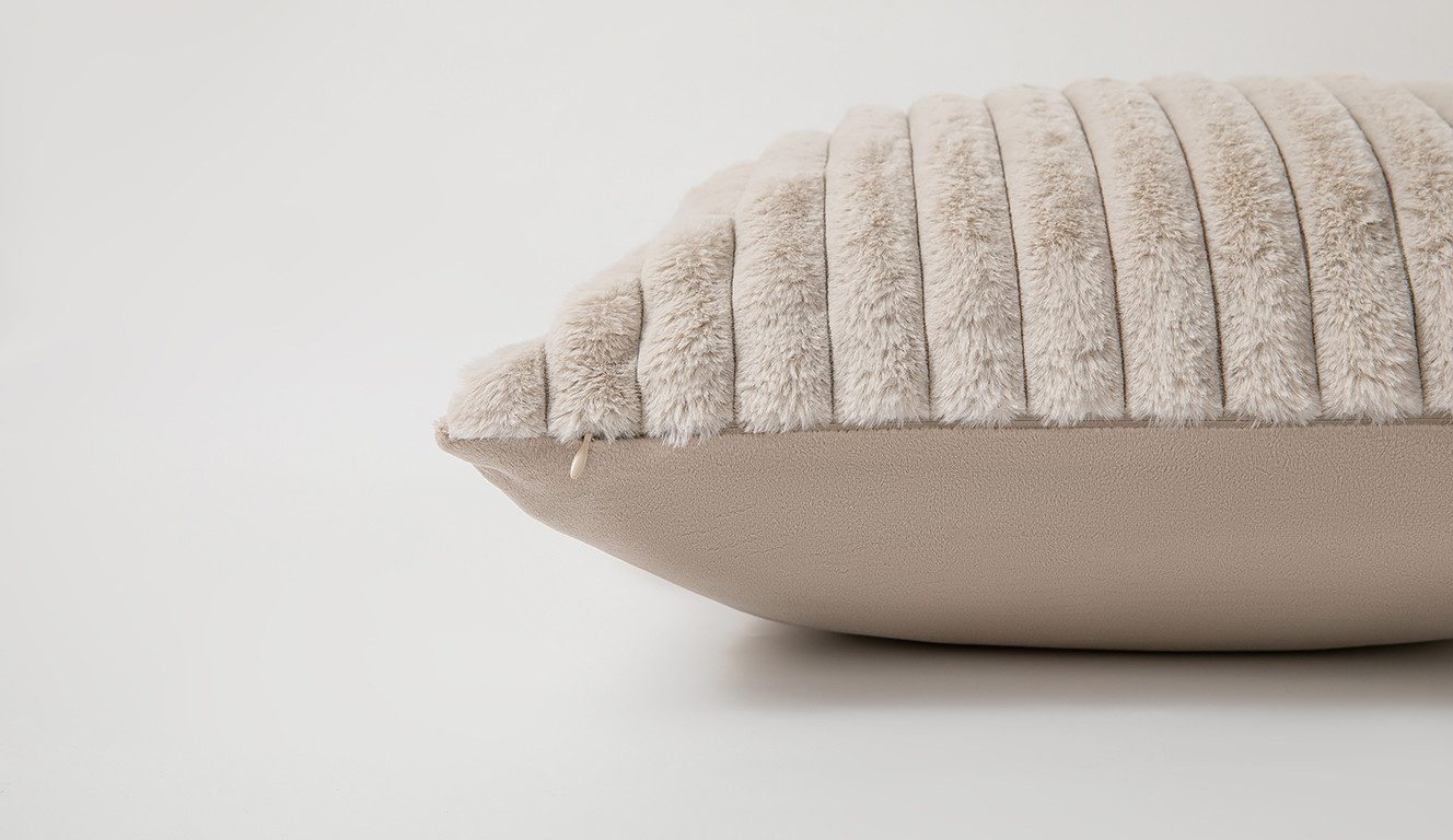 OTTO home Dekokissen Milara Premium, flauschige Kissenhülle, unifarben, sehr weich, hochwertig 350g/m² – Bild 3 von 4
