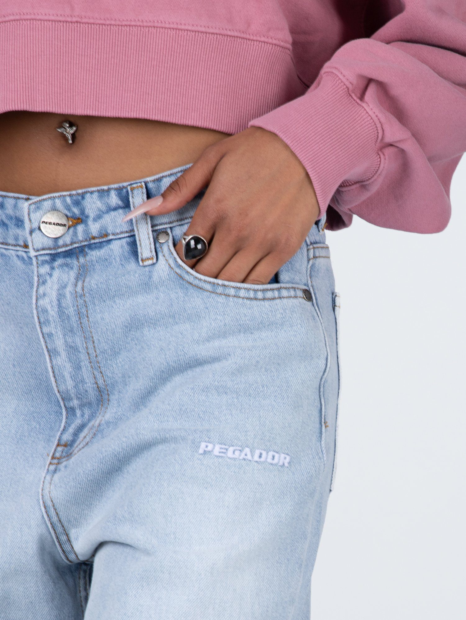 PEGADOR Straight-Jeans Pegador Terrance Wide