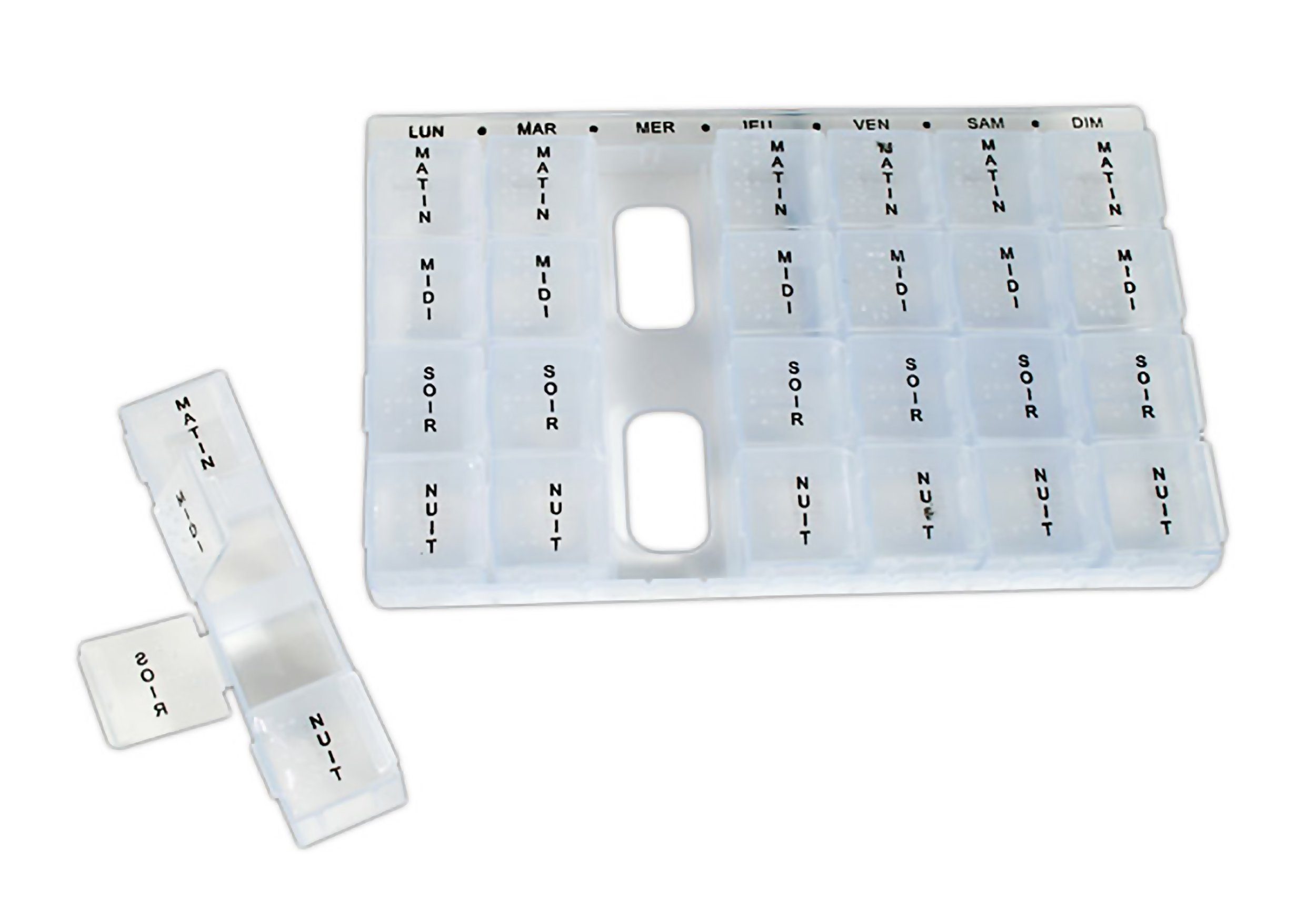 Pillendose 7 Tage PILLENBOX Pillendose Weiß Tablettenbox Medikamentenbox 50