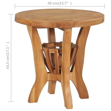 vidaXL Gartenlounge-Set 3-tlg. Garten-Bistro-Set Teak Massivholz, (3-tlg)