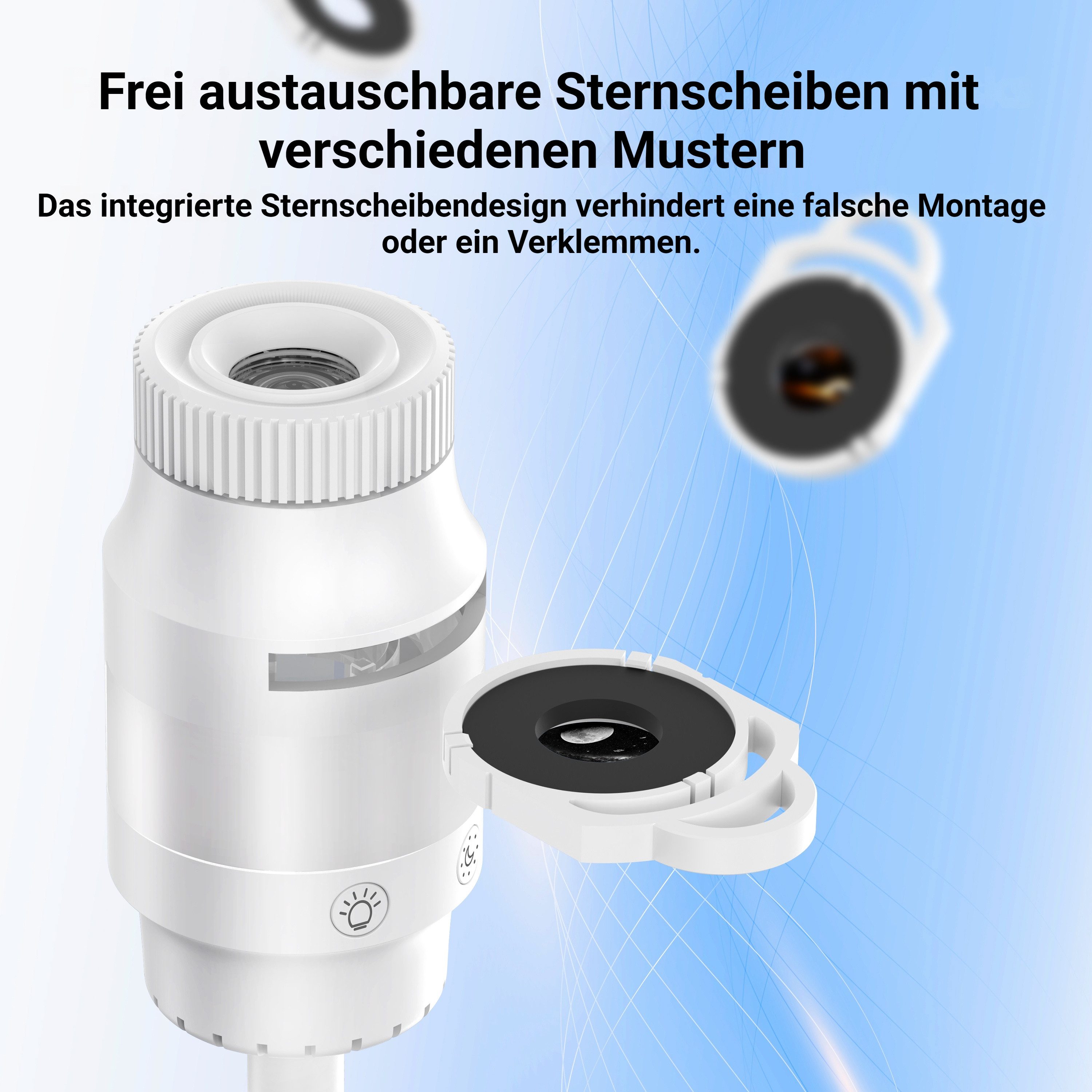 VIVIHEYDAY LED Nachtlicht 2 in-1 Galaxy Projector Night Light, Sternenhimmel Projektor für Auto, Schlafzimmerdekoration & Kinderzimmer, 360° Drehung, USB-Stromv – Bild 3 von 5