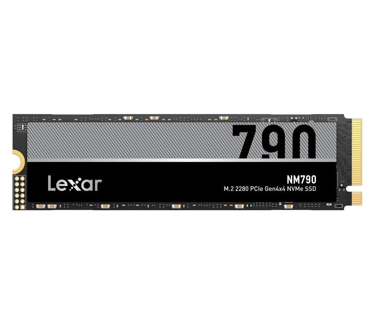 Lexar NM790 (1TB, 2TB, 4TB) M.2 NVMe M2 SSD PCIe 4.0 interne SSD (8 TB) M.2 2280" 7400 MB/S Lesegeschwindigkeit, 6500 MB/S Schreibgeschwindigkeit, Hohe Zuverlässigkeit und Langlebigkeit