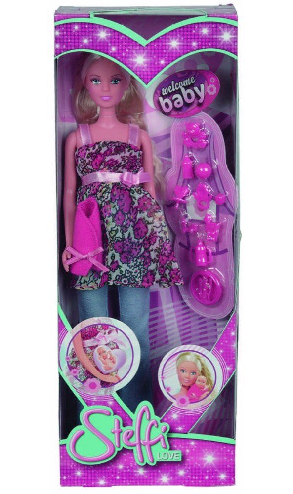 SIMBA Anziehpuppe Simba Puppe Steffi Love Welcome Baby schwanger 105734000 günstig online kaufen