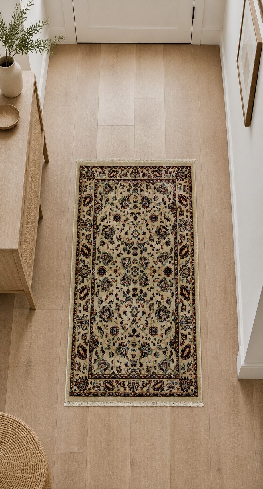 TEPPIA Orientteppich Teppia Teppich Kazak 1517A Orientteppich D.Beige / D.Beige