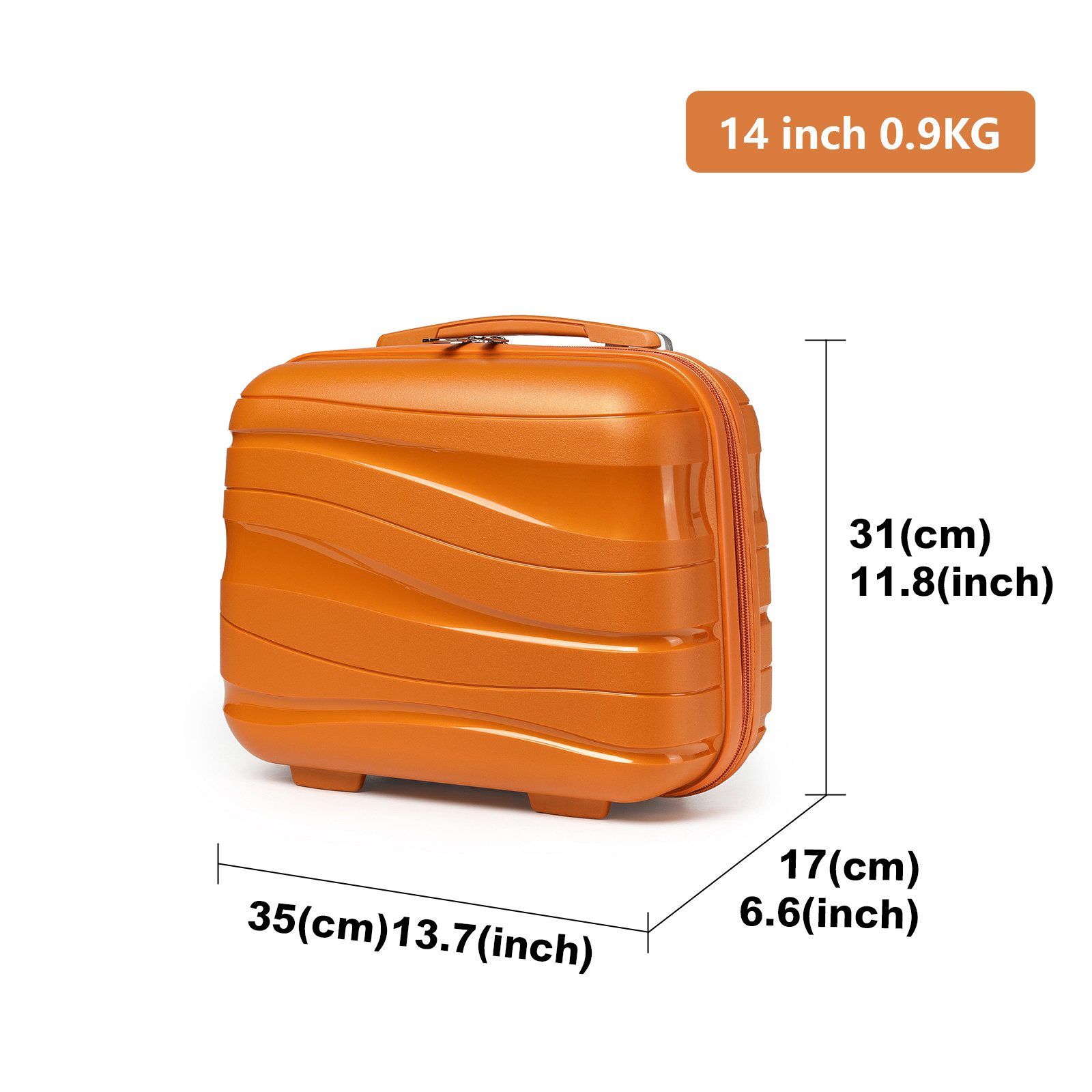 KONO Handgepäck-Trolley Leicht Hartschalenkoffer Reisekoffer mit günstig online kaufen