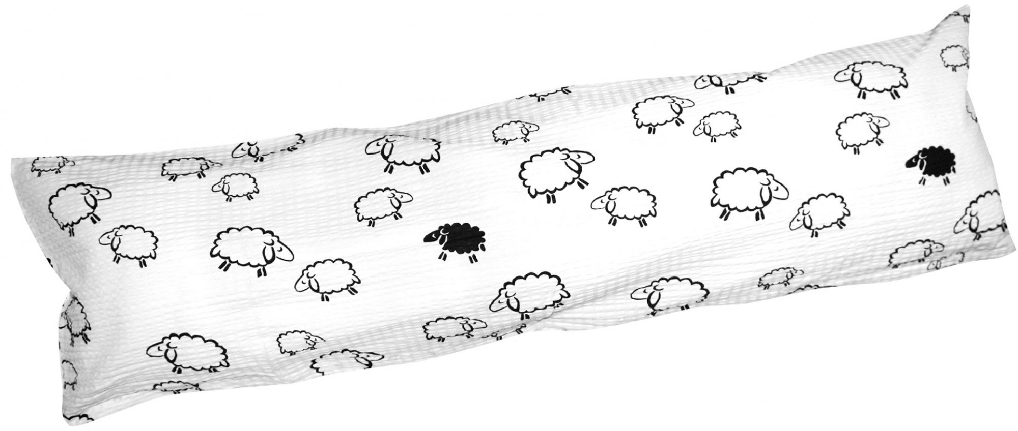 Heubergshop Seitenschläferkissenbezug, (1 Stück), Seersucker, 40x145cm, günstig online kaufen