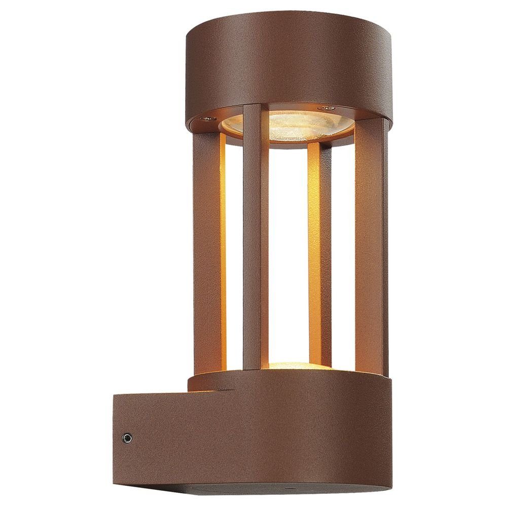 SLV LED AußenWandleuchte LED Außenwandleuchte Slots aus Aluminium in