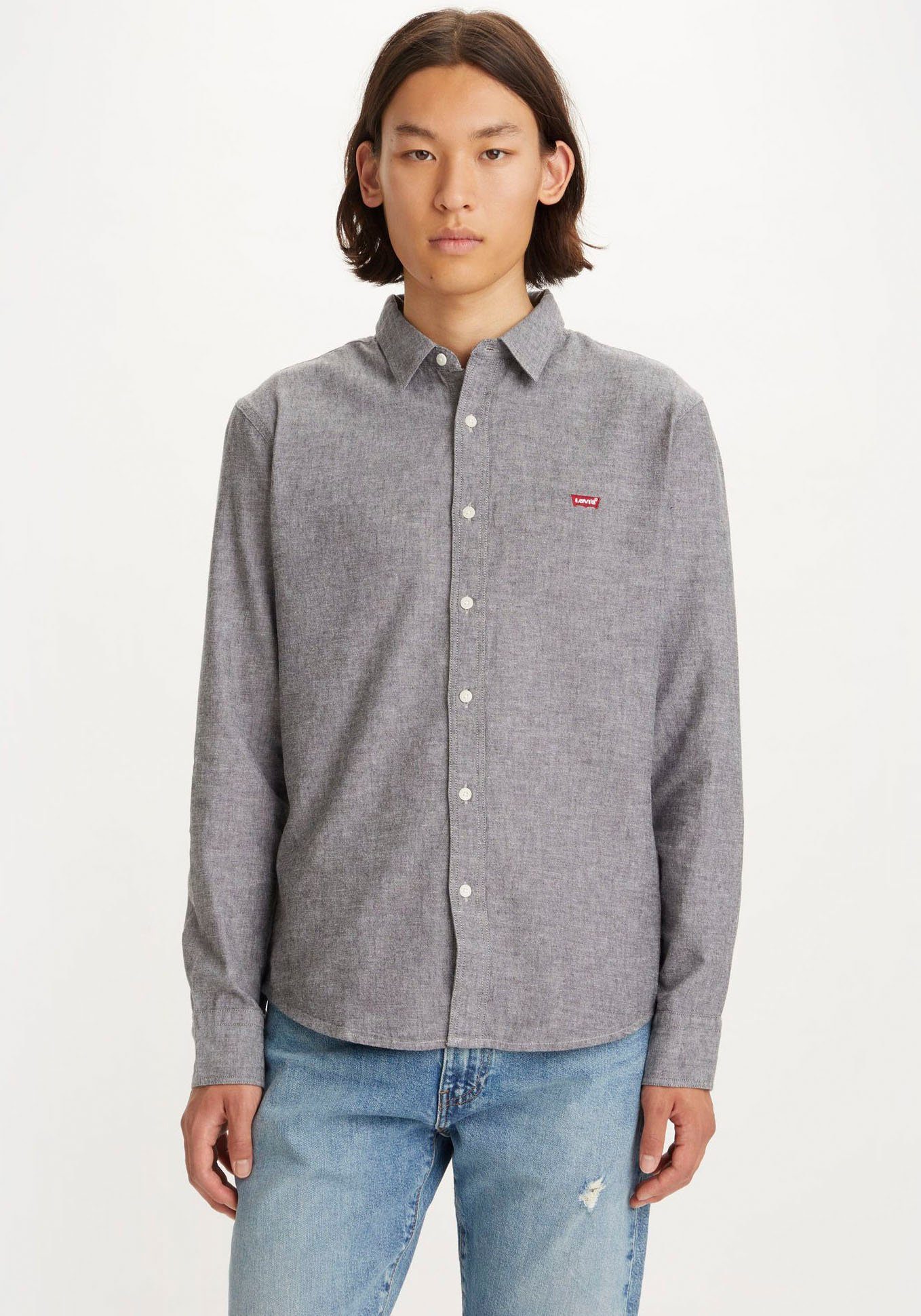 Levi's® Jeanshemd BATTERY HM SHIRT SLIM mit Logobadge