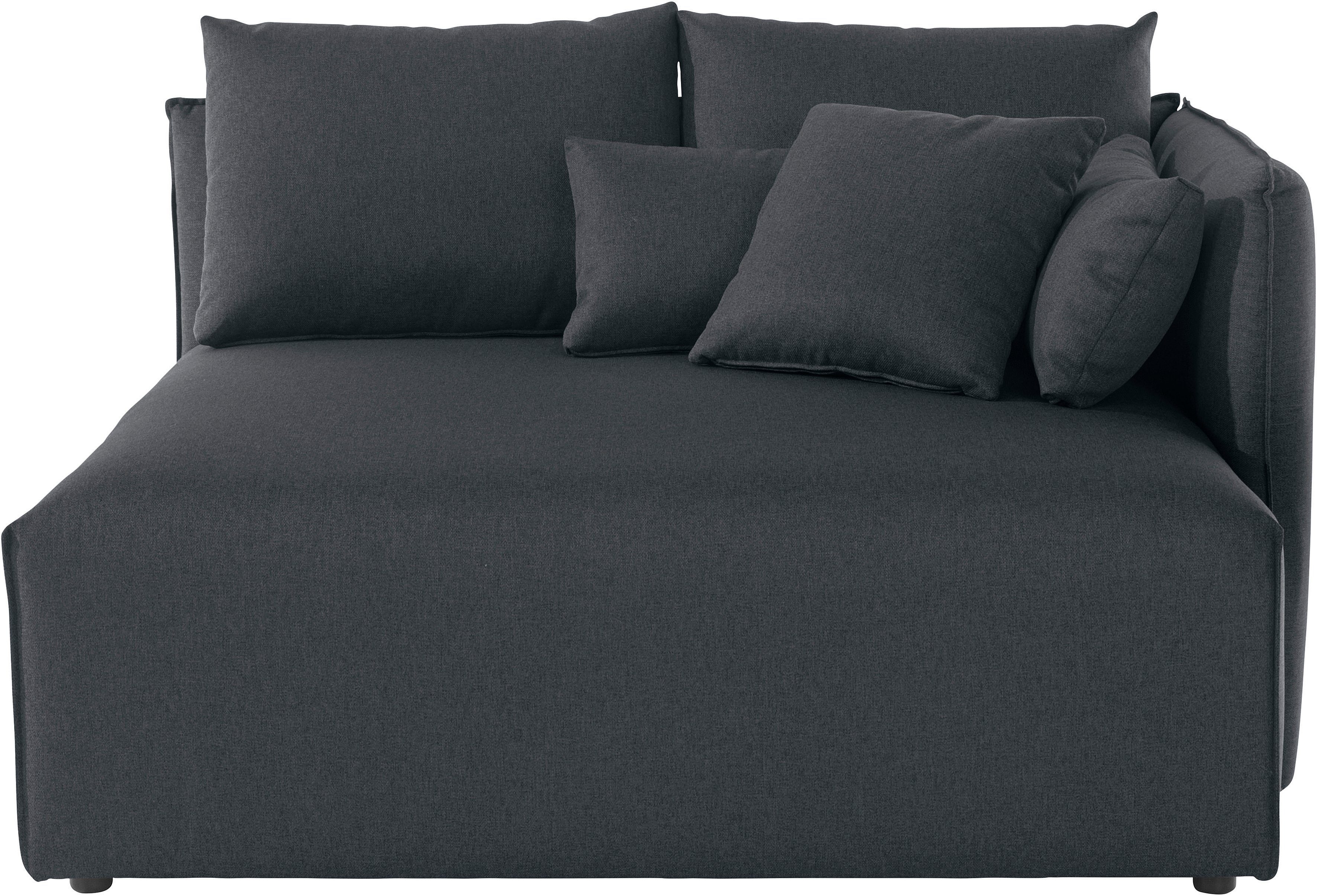 OTTO home Ottomane Nöre, kurzes Lounge-Modul - zum Zusammenstellen, Breite 138 cm, Tiefe 128 cm