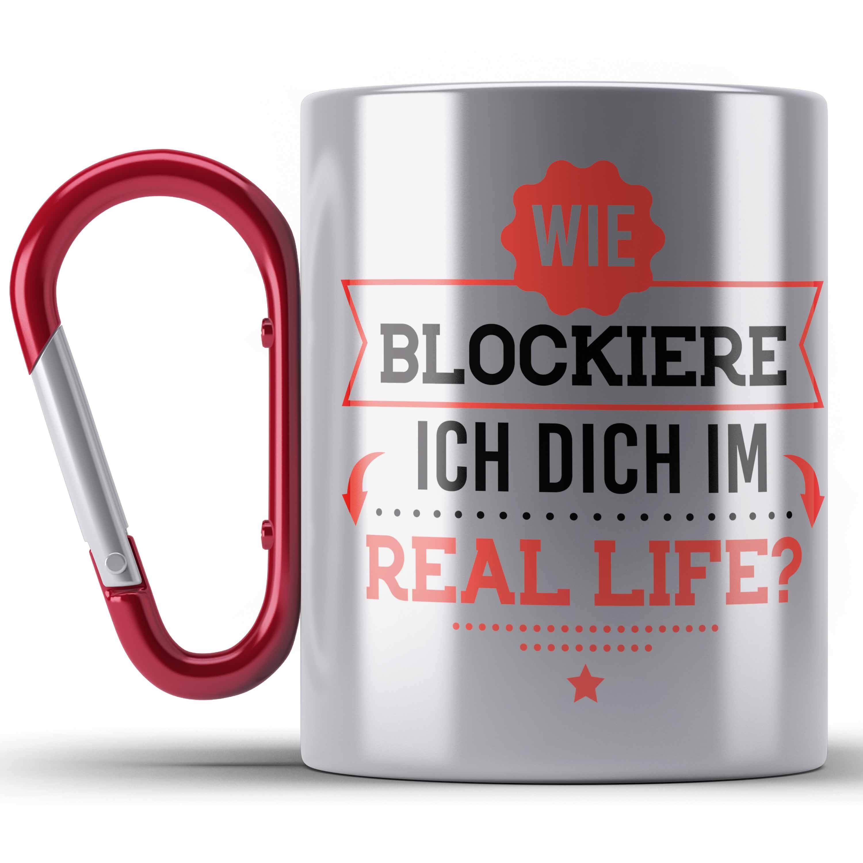 Rot Edelstahl Thermotasse Lustiger mit Sprüchen Tasse Tasse Spruch Edelstahl Edelstahl Trendation