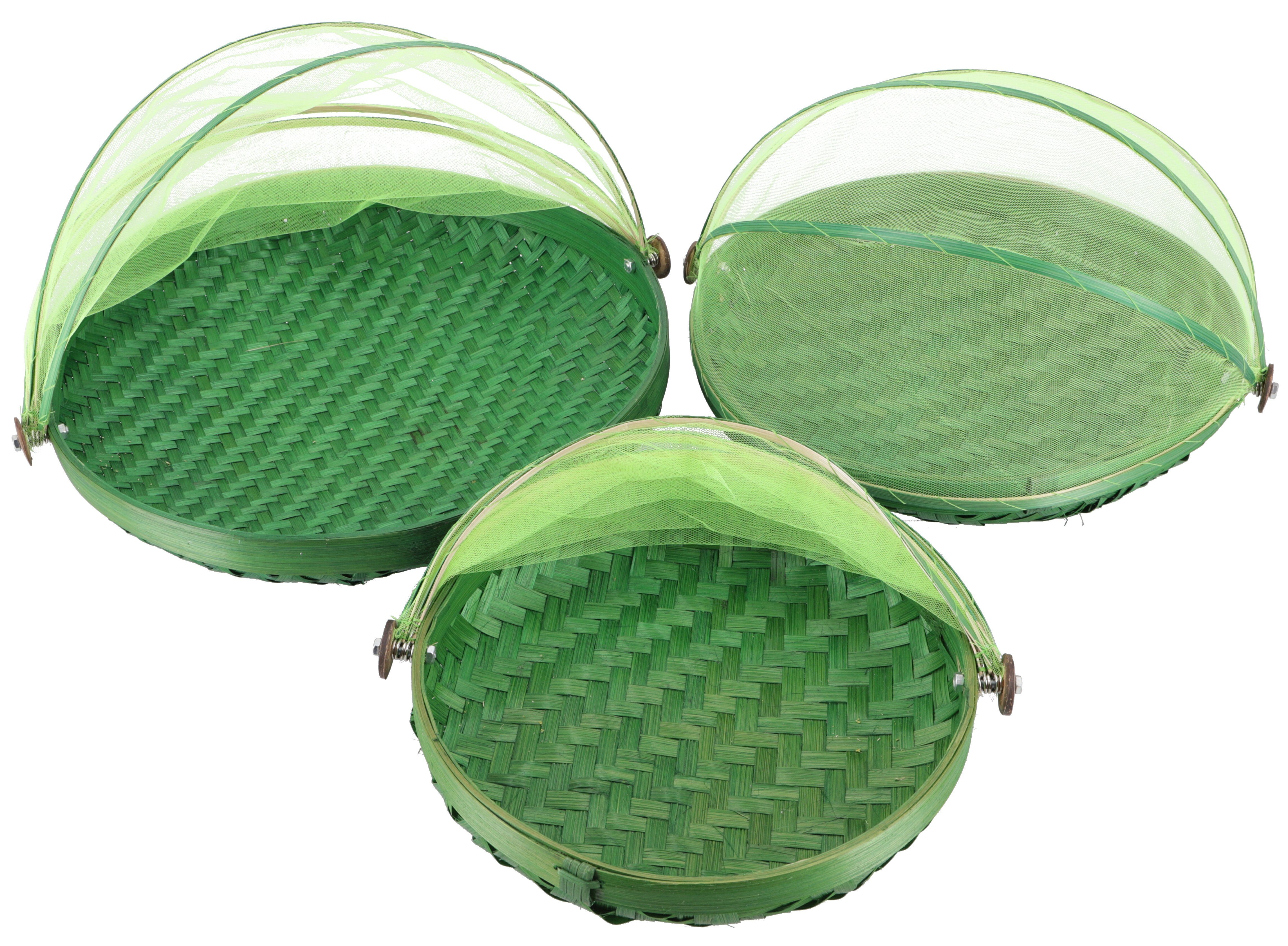 grün Guru-Shop Fliegenschutz Obstkorb in - Dekoobjekt 3 Größen