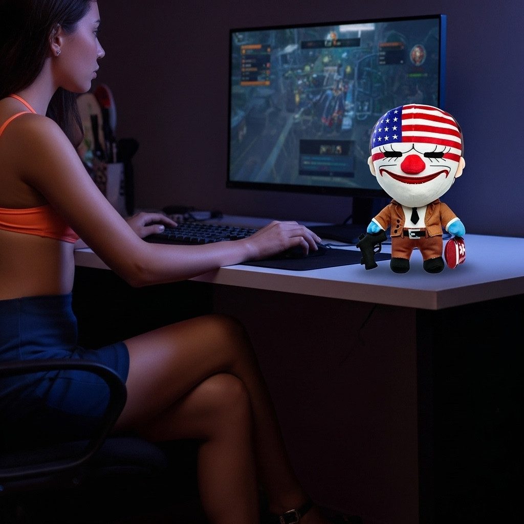 iTEMLAB Plüschfigur PAYDAY Dallas 27 cm Super XL Plüschfigur Nathan Steele