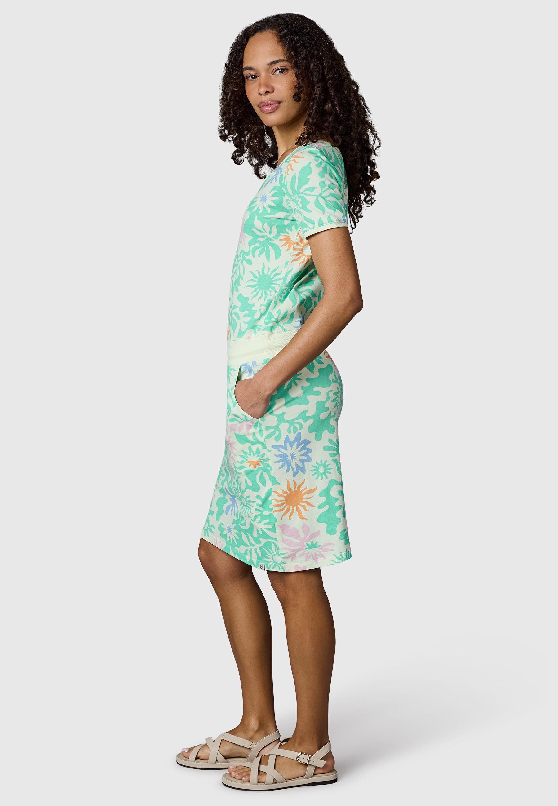Ragwear Sommerkleid Baomi Summer YOUMODO Damen Minikleid in sommerlichem Print