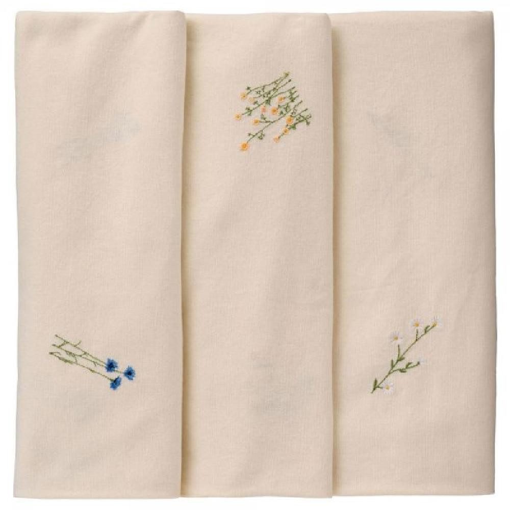 Ib Laursen Tischdecke Ib Laursen Tischdecke Flora Quadratisch mit Sommerblumen (150x150cm)