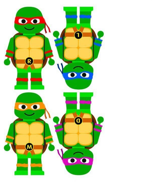 (1 St) Wandtattoo Teenage Wall-Art Ninja Mutant Turtles