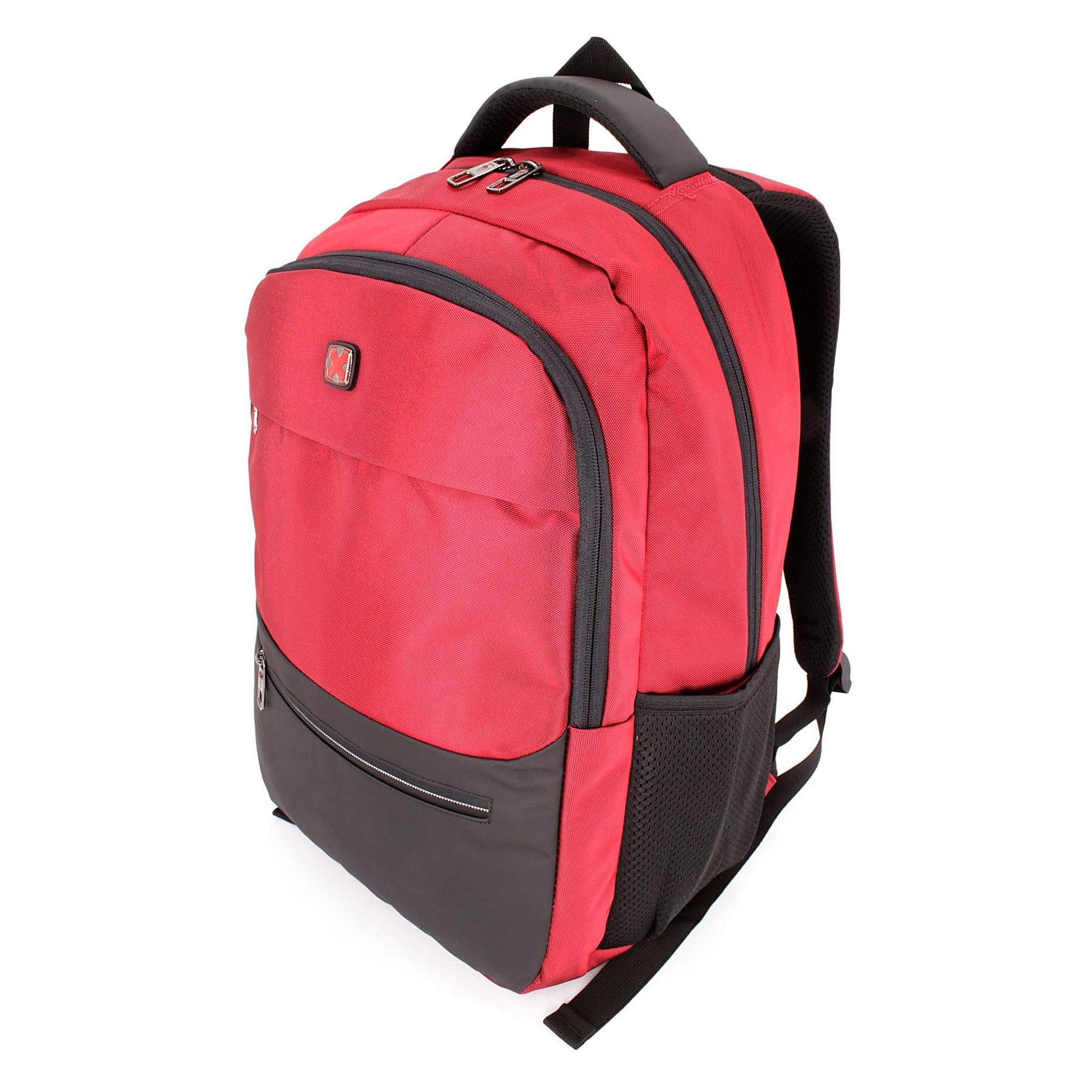Backpack 15,6" Sportrucksack Laptoprucksack SHG (rot), Notebook_Rucksack Freizeitrucksack Cityrucksack Schulrucksack