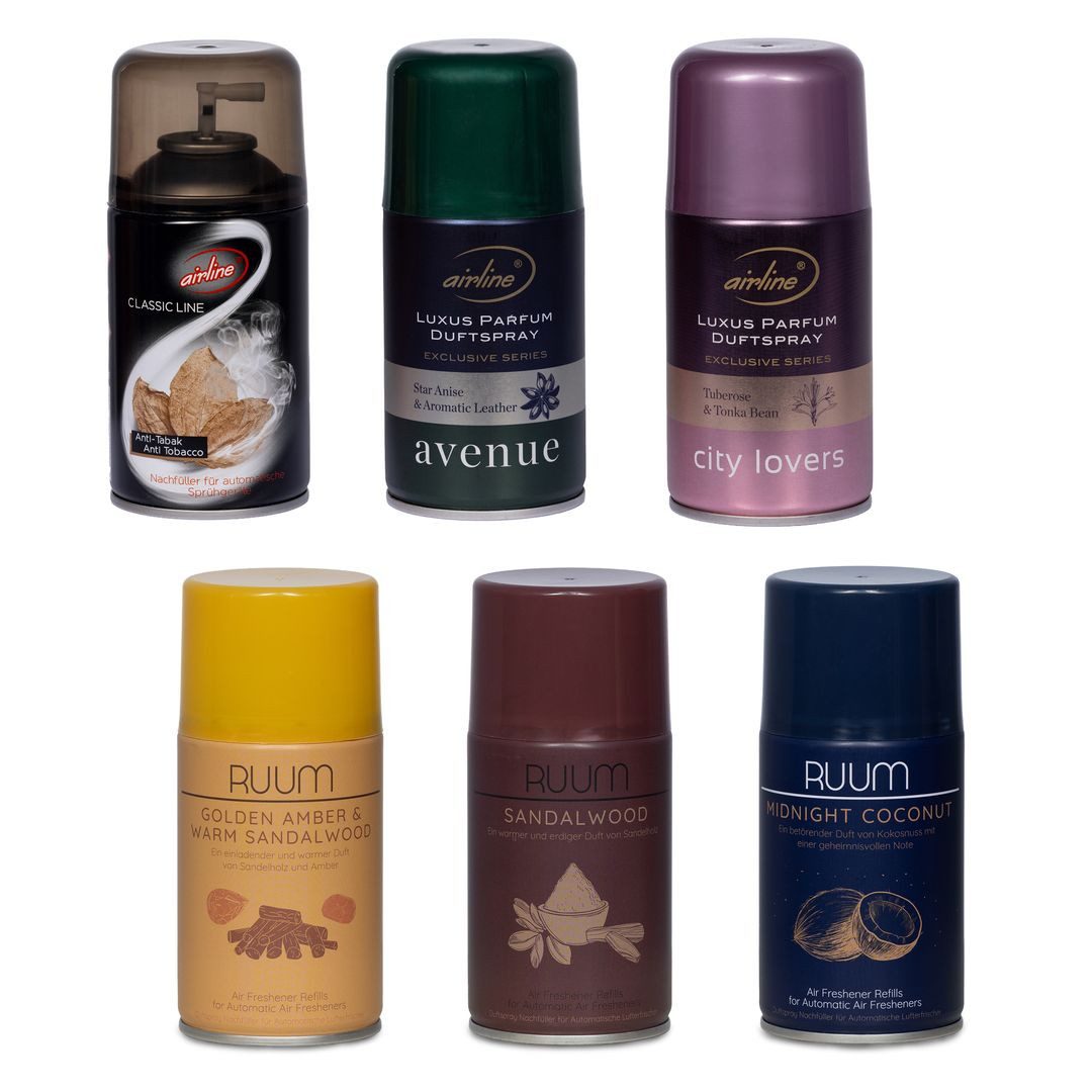 laro Raumduft Ruum/Airline Mix Stk, 250ml, Urban Balance Düfte (6-St)