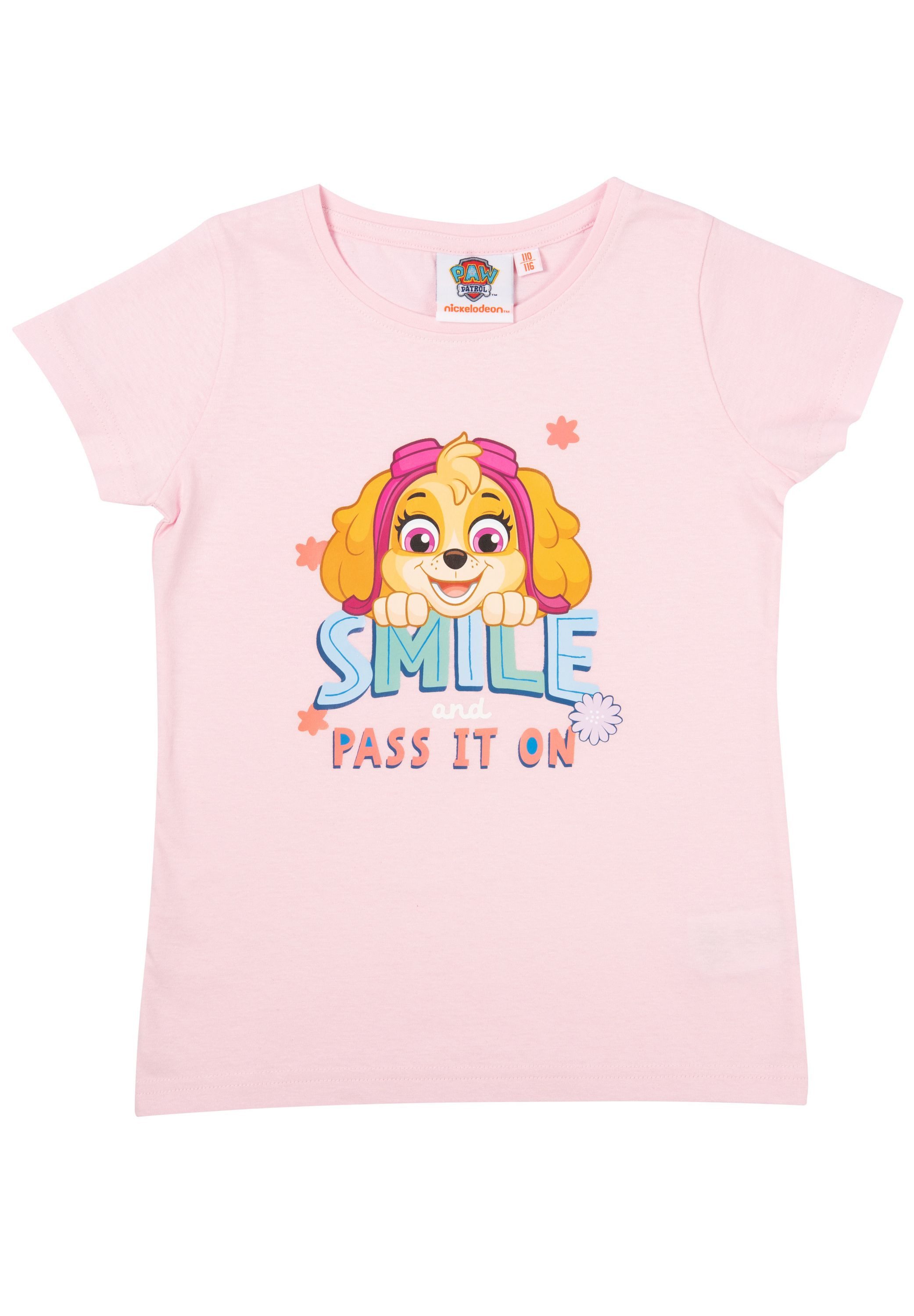 United Labels® T-Shirt Paw Patrol - Skye - Smile and pass it on