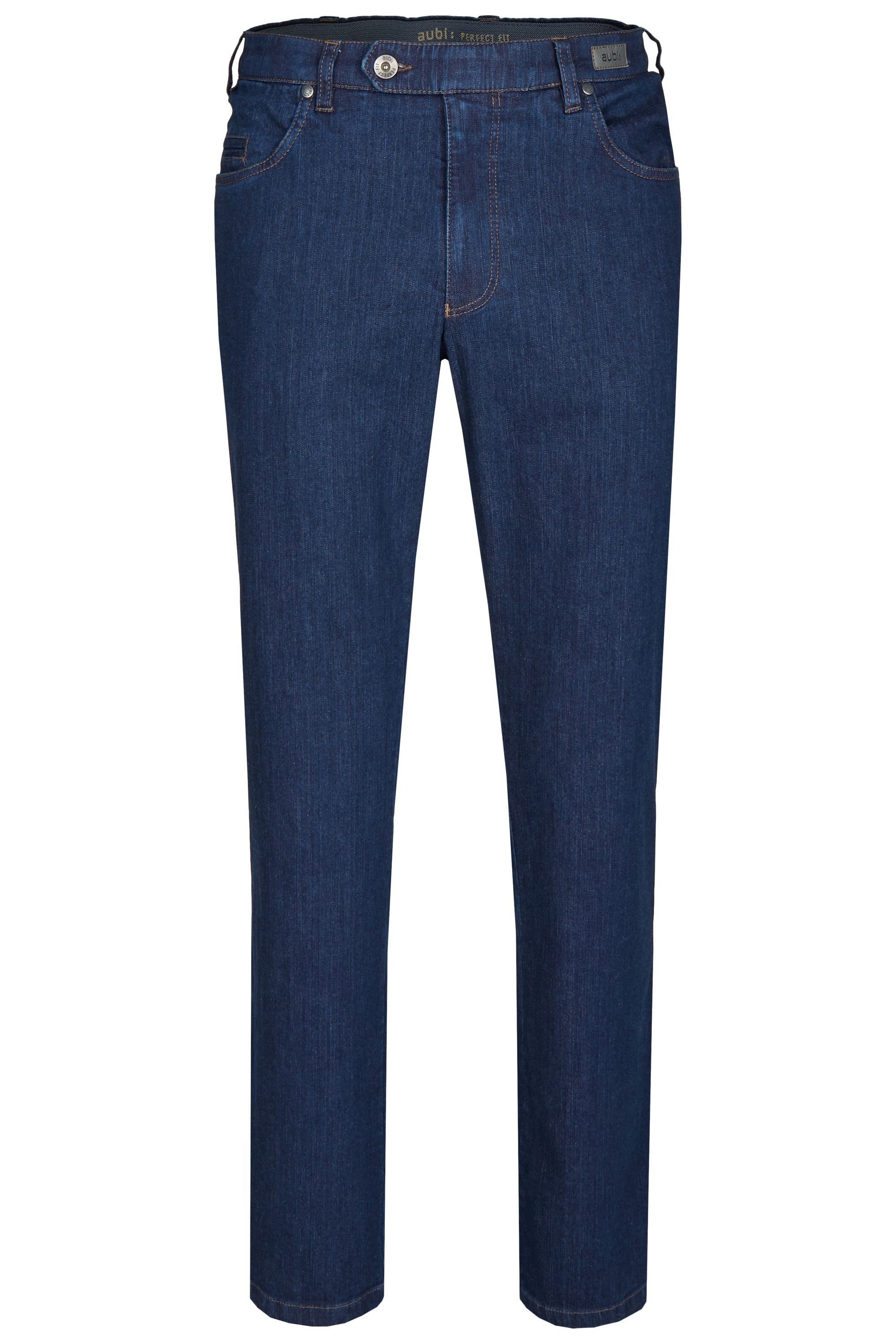 Baumwolle aubi: Herren Ganzjahres Hose Stretch Modell Jeans stone (48) Perfect Fit aus Bequeme aubi High Jeans 577 dark Flex