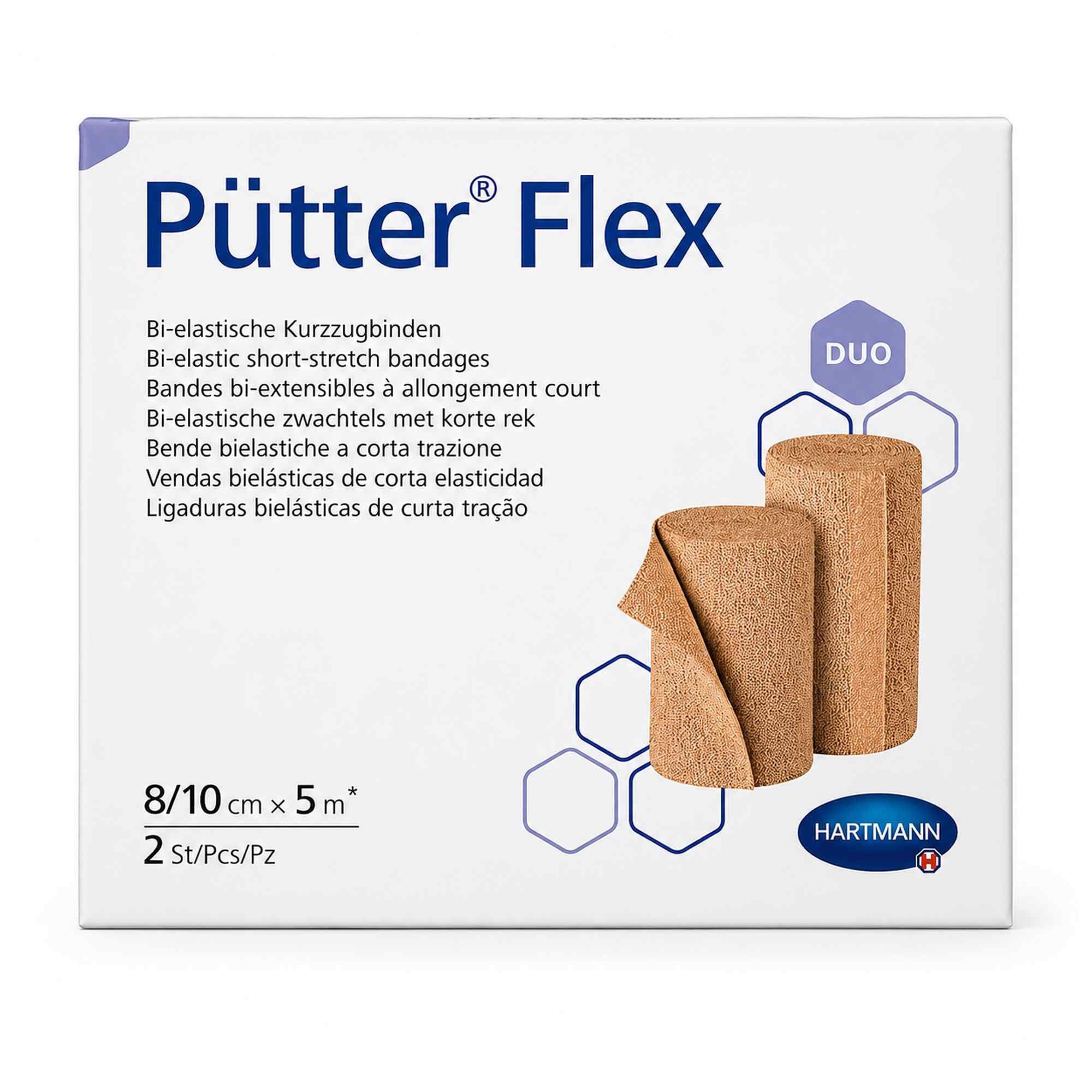 + Prisoma GmbH Fußbandage PÜTTER Flex Duo Binde 8/10 cmx5 m