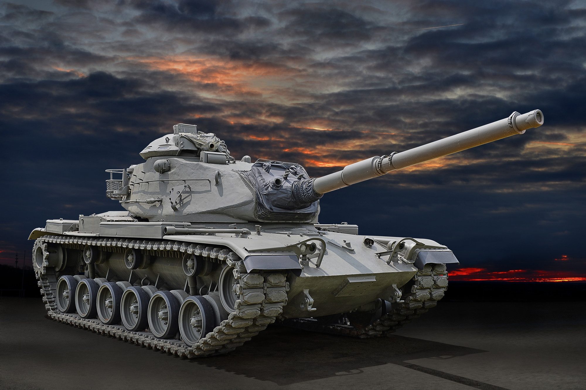 Fototapete VLIES-Tapete Premium "Panzer"