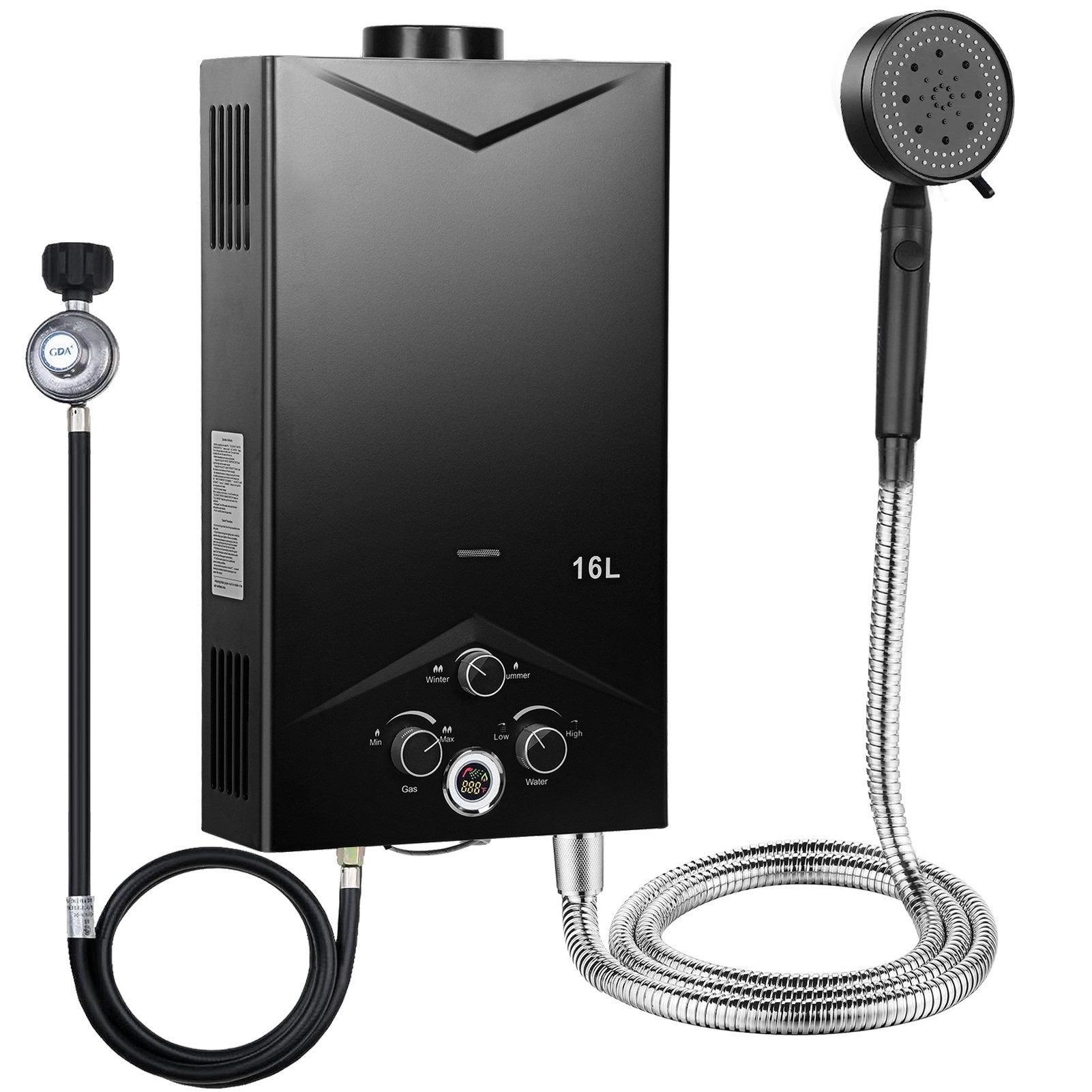 Rutaqian Durchlauferhitzer Gas Warmwasserbereiter Tankless Instant, günstig online kaufen
