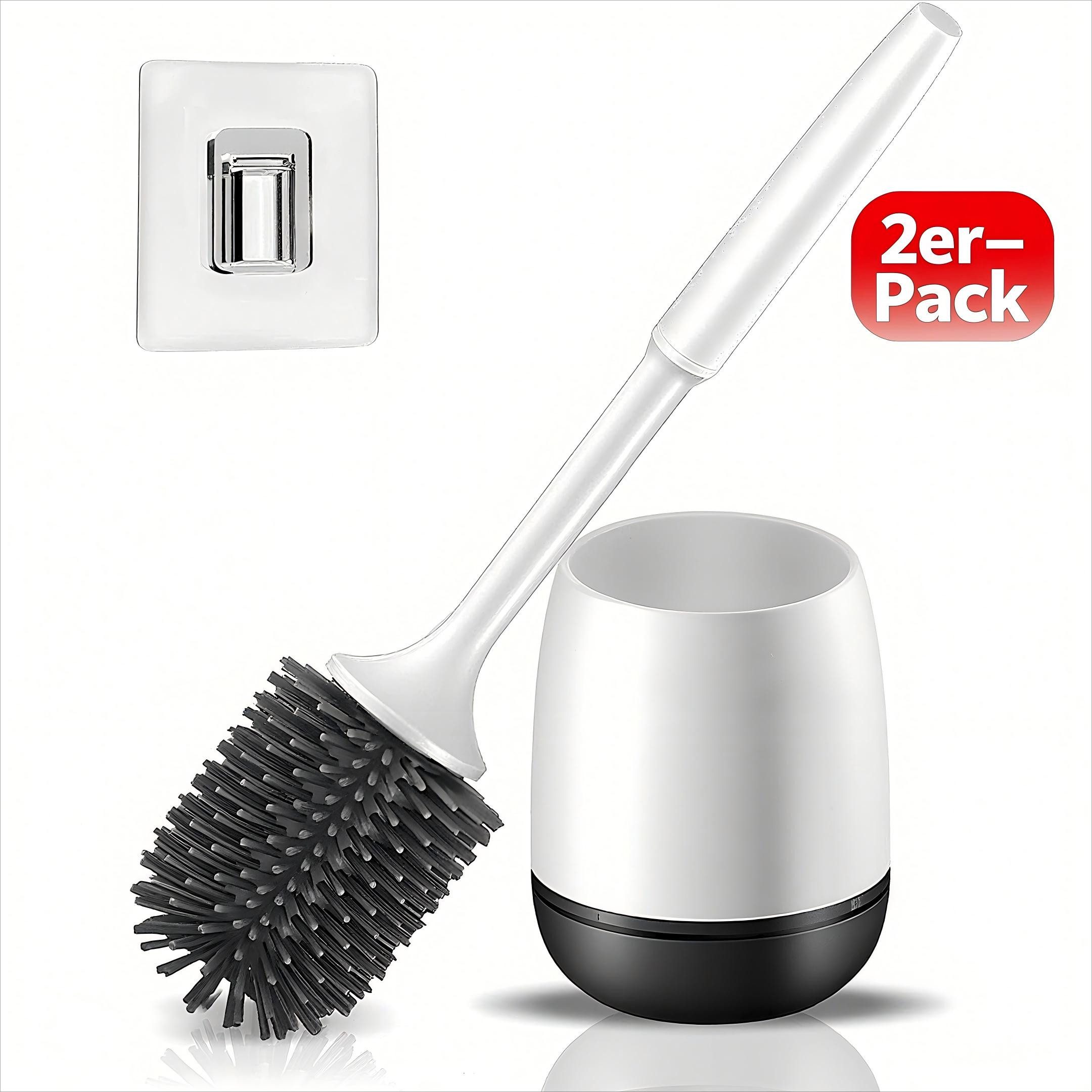 POPOLIC Wand-WC-Befestigung WC Bürste mit Halter Silikon Toilettenbürste Se günstig online kaufen