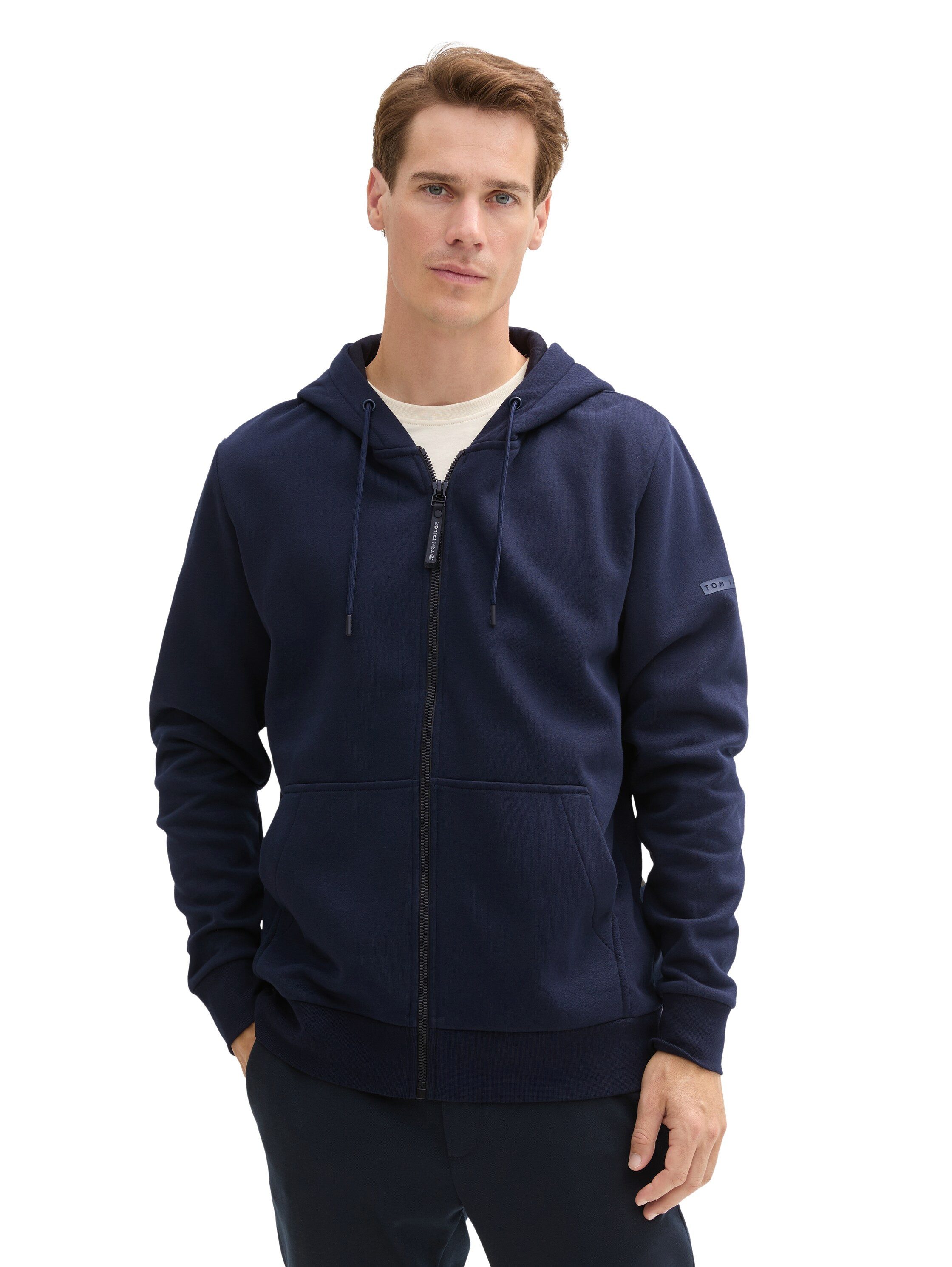 TOM TAILOR Kapuzensweatjacke mit Kapuze