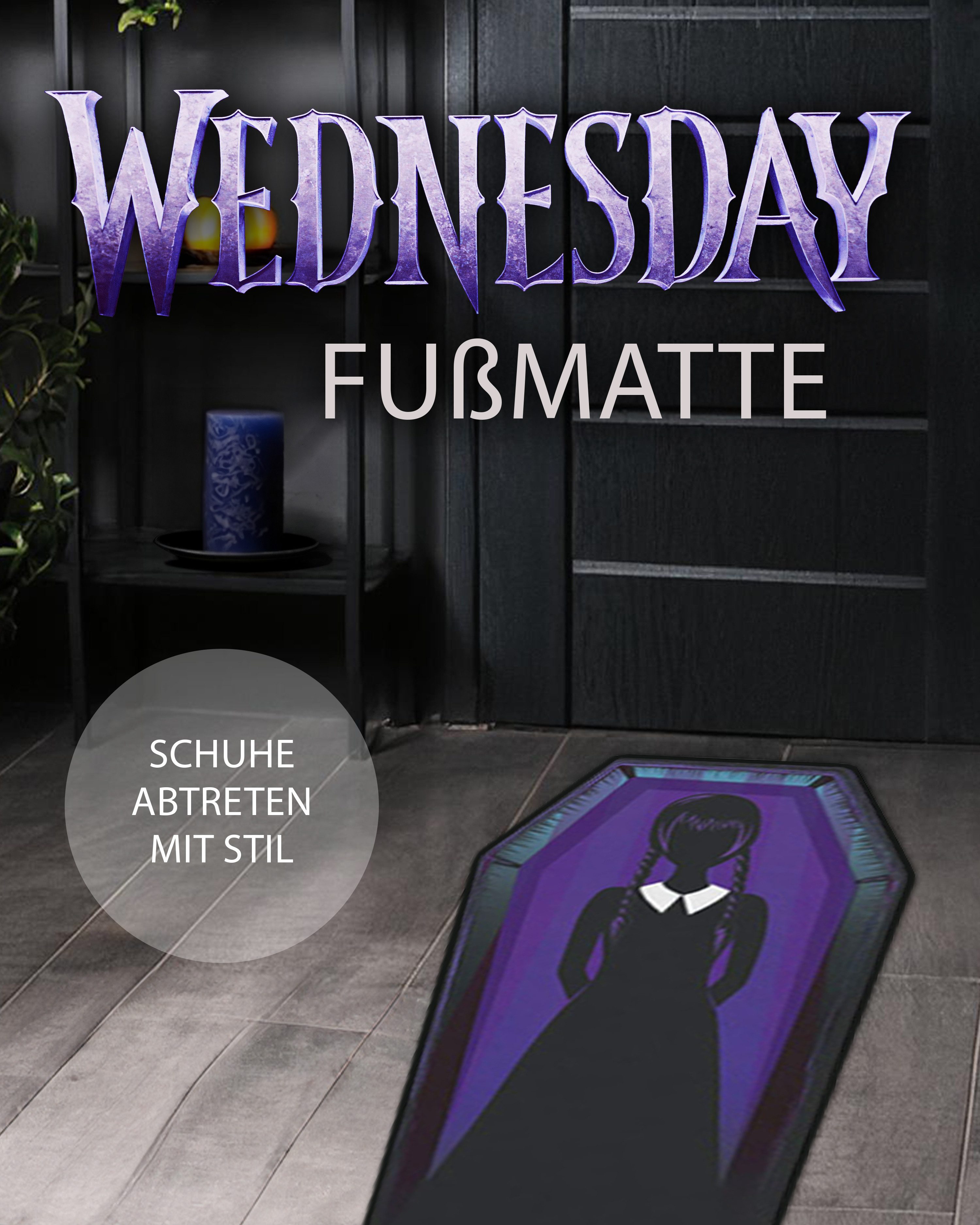 SD Toys Fußmatte Wednesday Fußmatte Dark günstig online kaufen