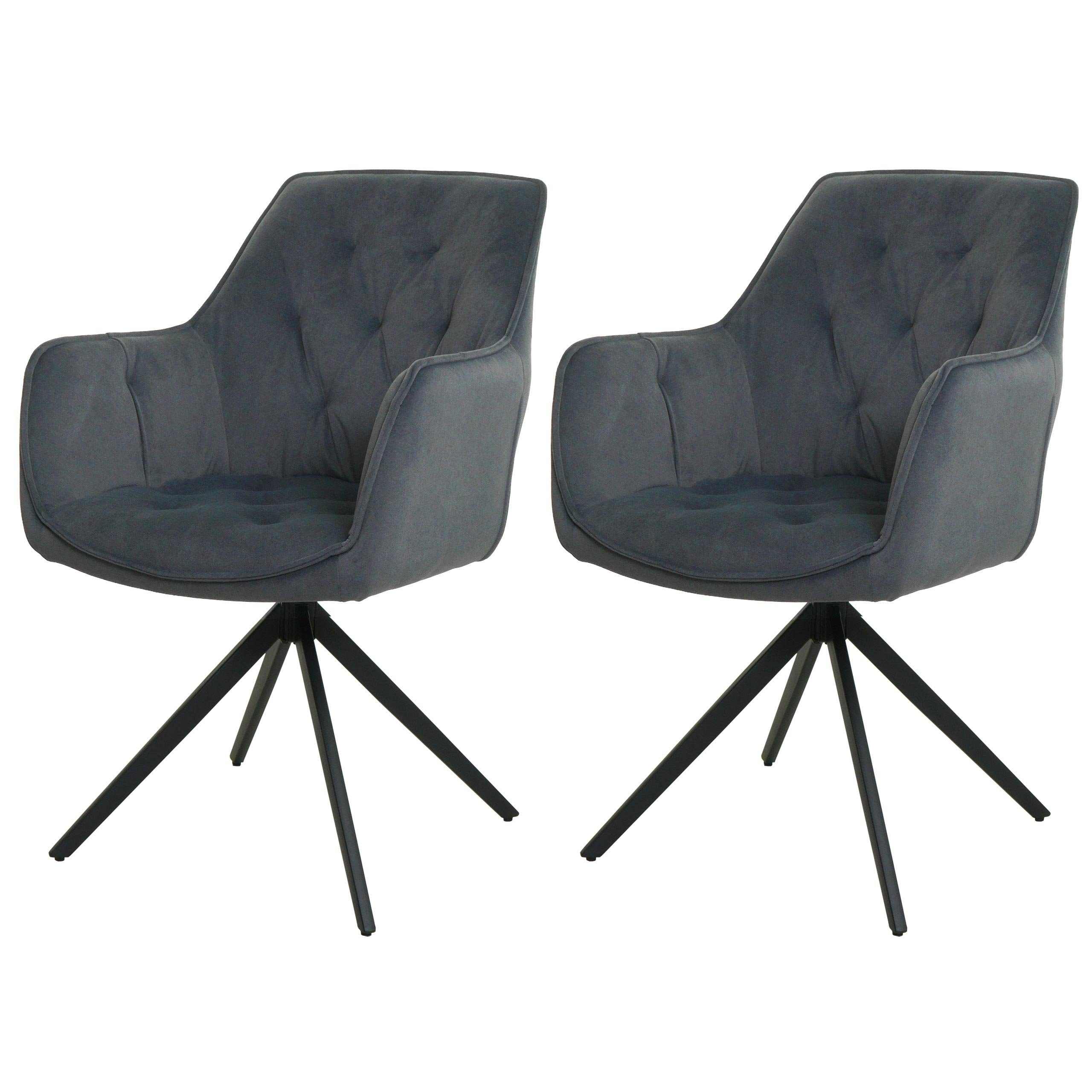 MCW Esszimmerstuhl MCW-L80 (2er-Set), Um 180° drehbar, Mit Autoposition günstig online kaufen