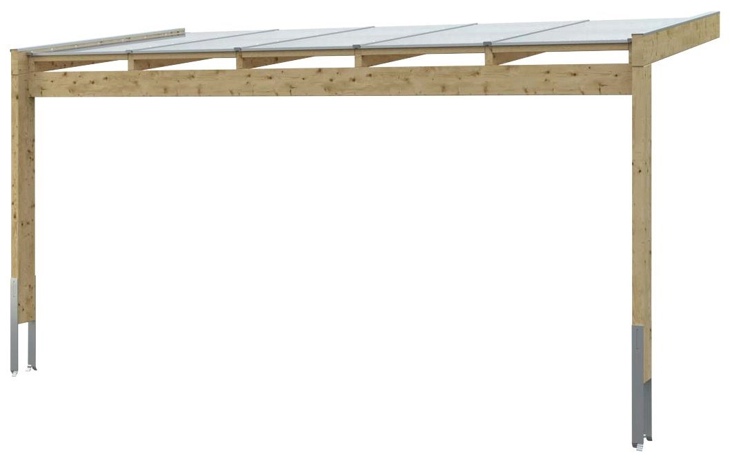 Thumbnail - Skanholz Terrassendach Novara, BxT: 557x259 cm, Bedachung Doppelstegplatten, BxT: 557x259 cm
