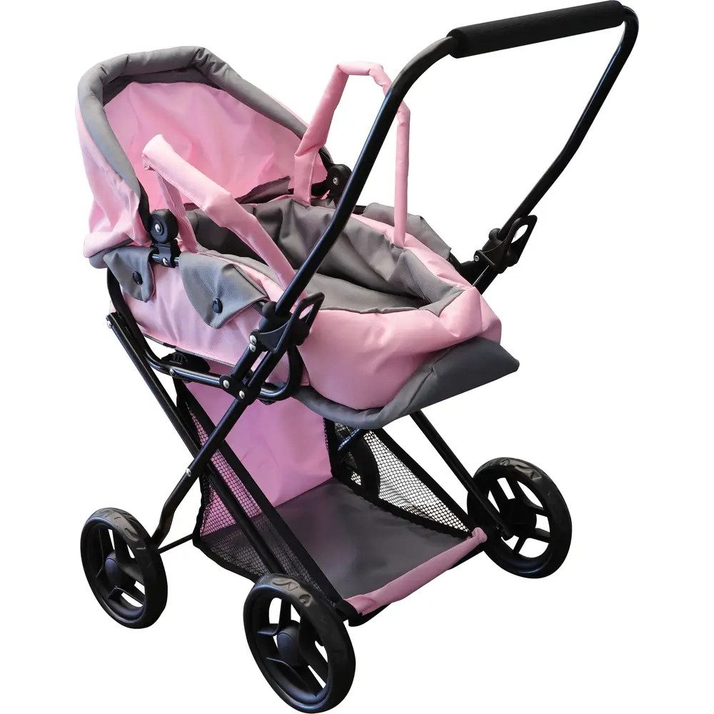 AMIA Puppenbuggy Amia Puppenwagen ''Rosy'' mit Ablagekorb