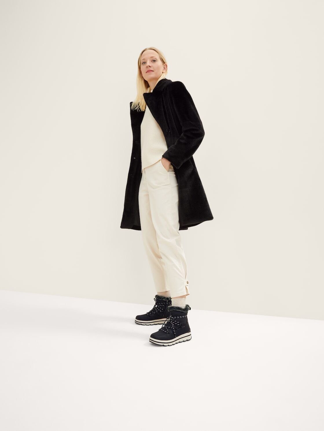 TOM TAILOR Shoes Licence Winterboots Gefütterte Stiefel mit Plateau