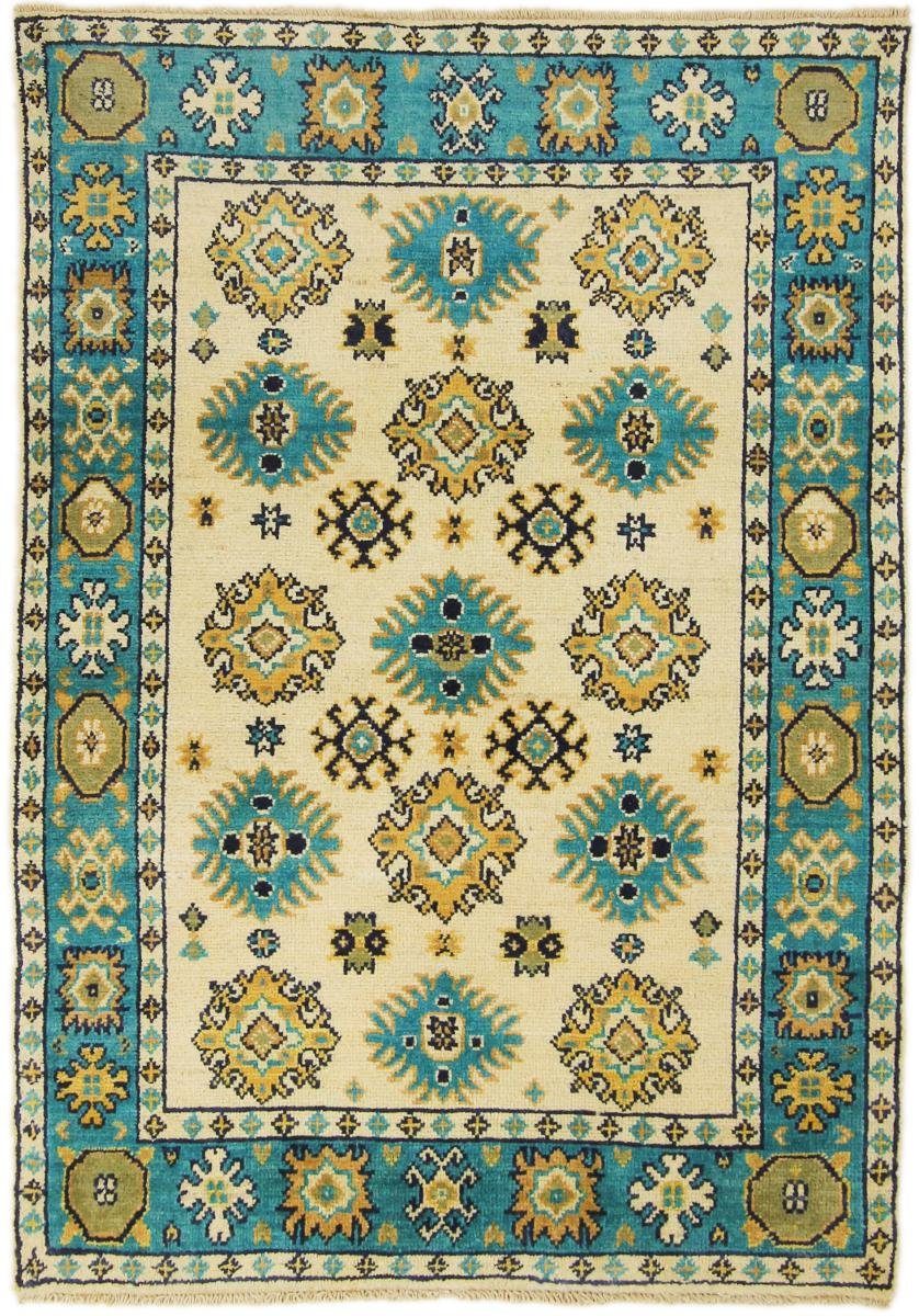 Orientteppich Kazak 88x125 Handgeknüpfter Orientteppich, Nain Trading, rechteckig, Höhe: 5 mm
