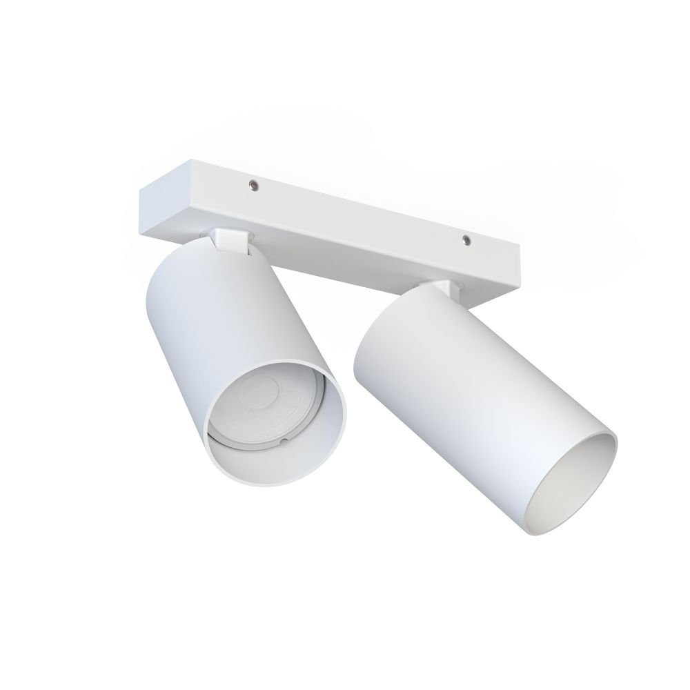 Licht-Erlebnisse Deckenstrahler COLENE, ohne Leuchtmittel, Spot Strahler Weiß verstellbar 31 cm lang GU10 Deckenlampe Küche