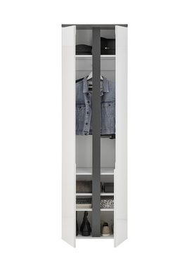 PREISBRECHER Garderobenschrank Boston 60 x 197 x 38 cm (B/H/T)