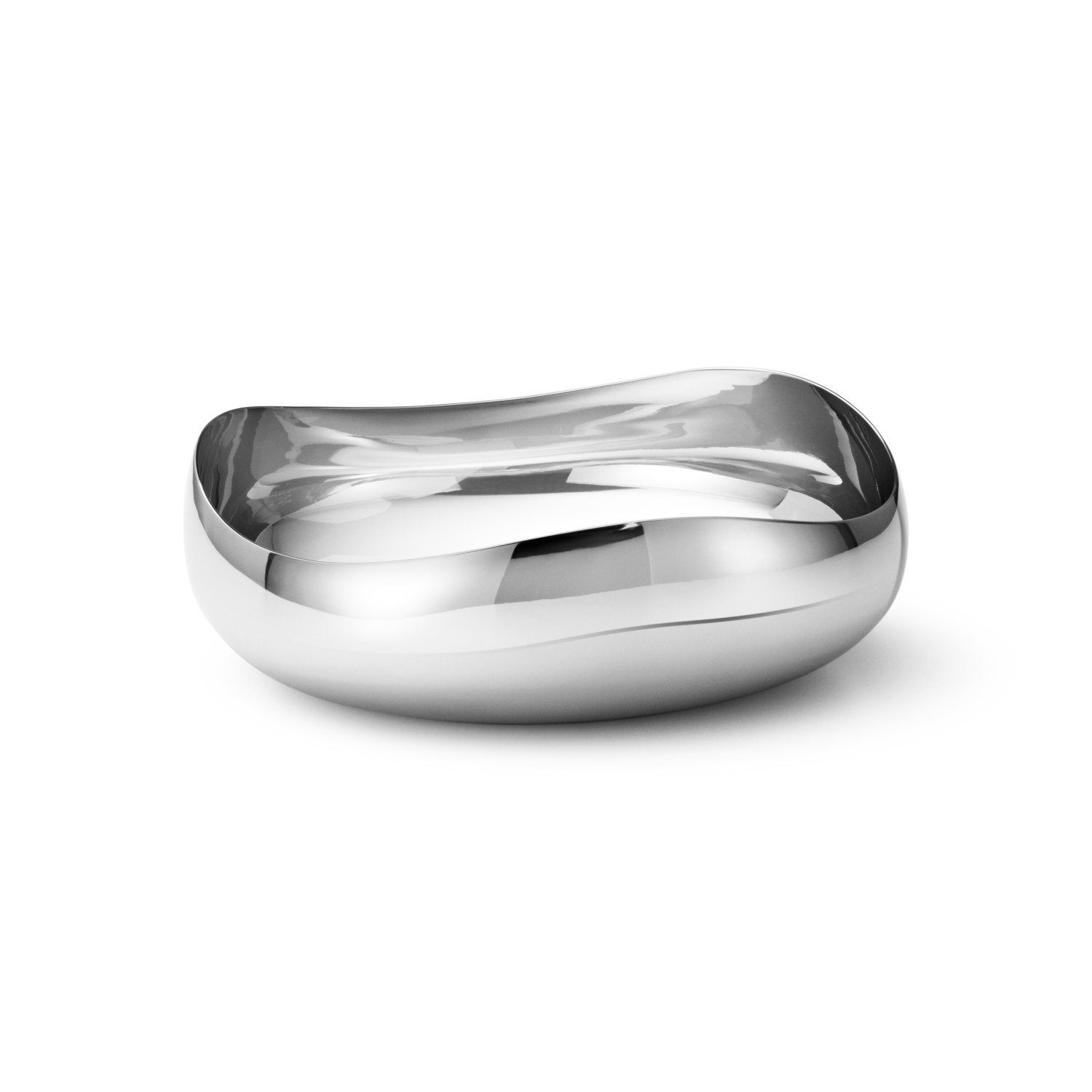 Georg Jensen Obstschale Cobra Klein, Edelstahl