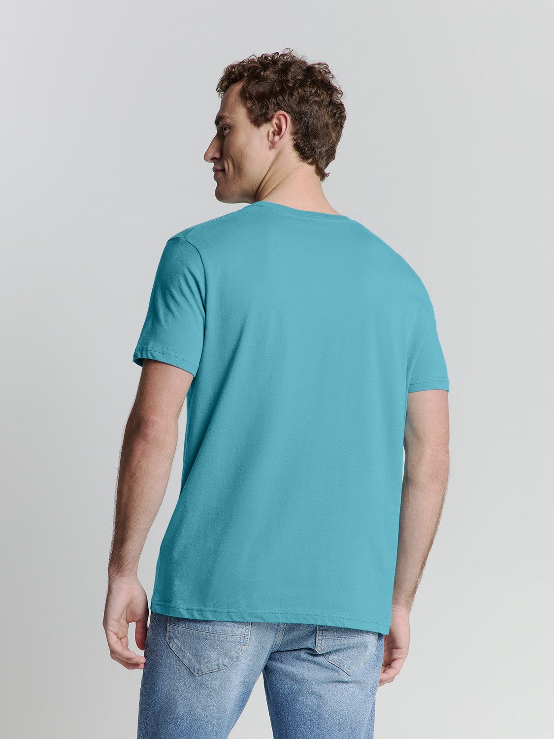 NO EXCESS T-Shirt "No Excess Basic Rundhals T-Shirt T-Shirt Crewneck Solid günstig online kaufen