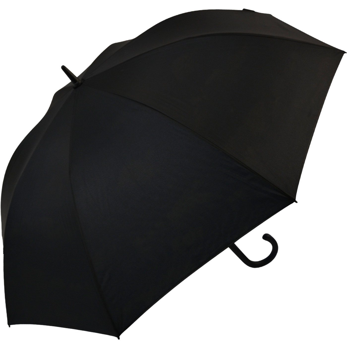 Impliva Langregenschirm Falcone® mit Automatik nur innen Motiv das bedruckter Himmel, Regen-schwarz - sichtbar von ist innen