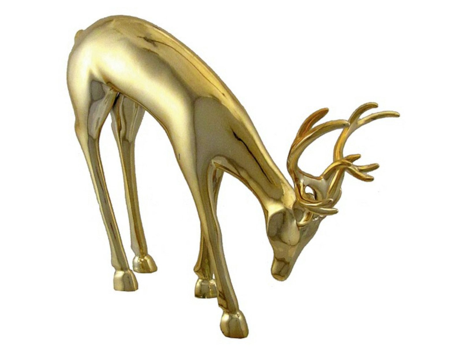 EK/servicegroup eG Dekofigur Polyresin Elch stehend Glamoroso (445386) NEU