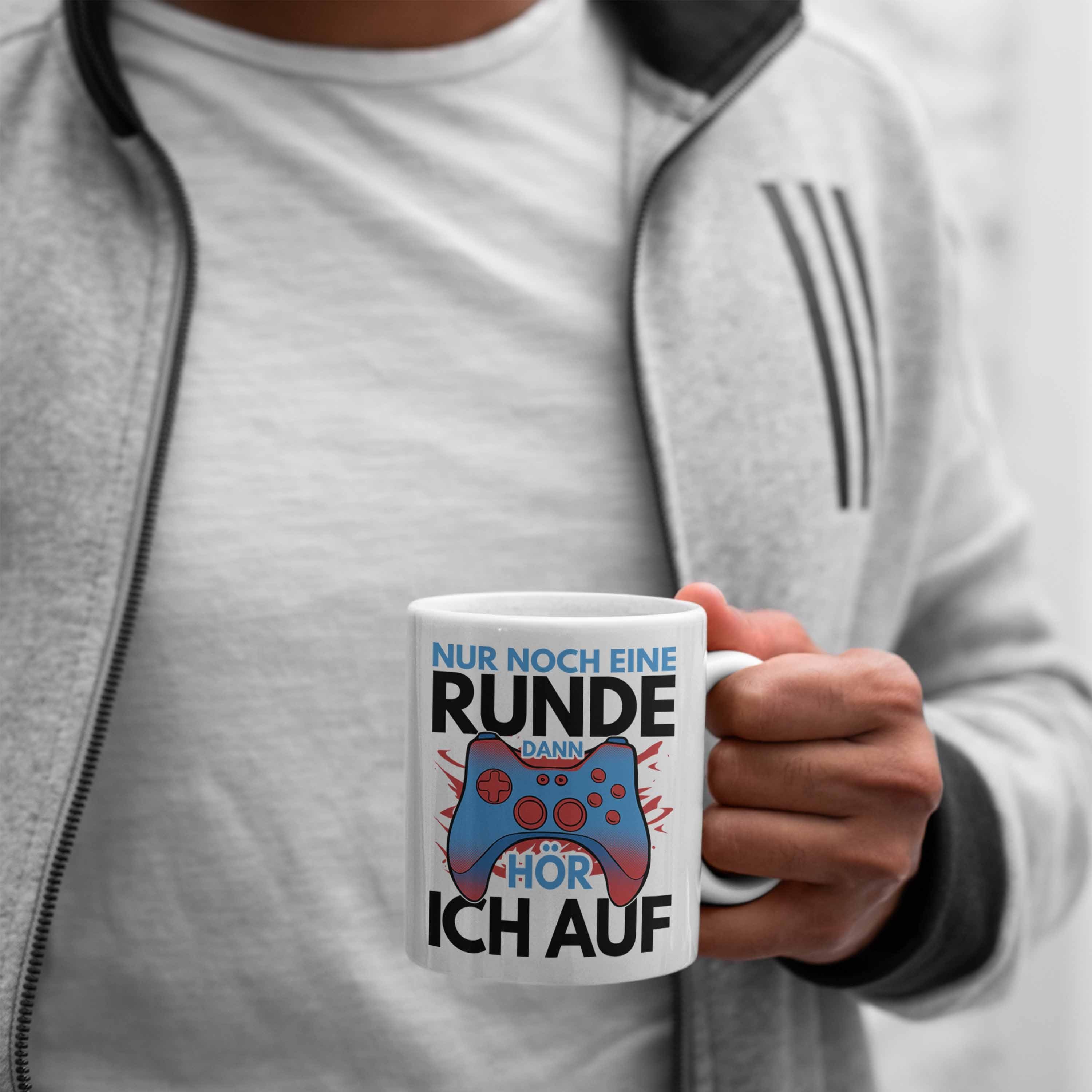 Geburtstag Geschenk Eine Runde Gamer Weiss Trendation Gamer Noch - Gamergirl Nur Zocker Tasse Trendation Geschenkidee Lustige Tasse