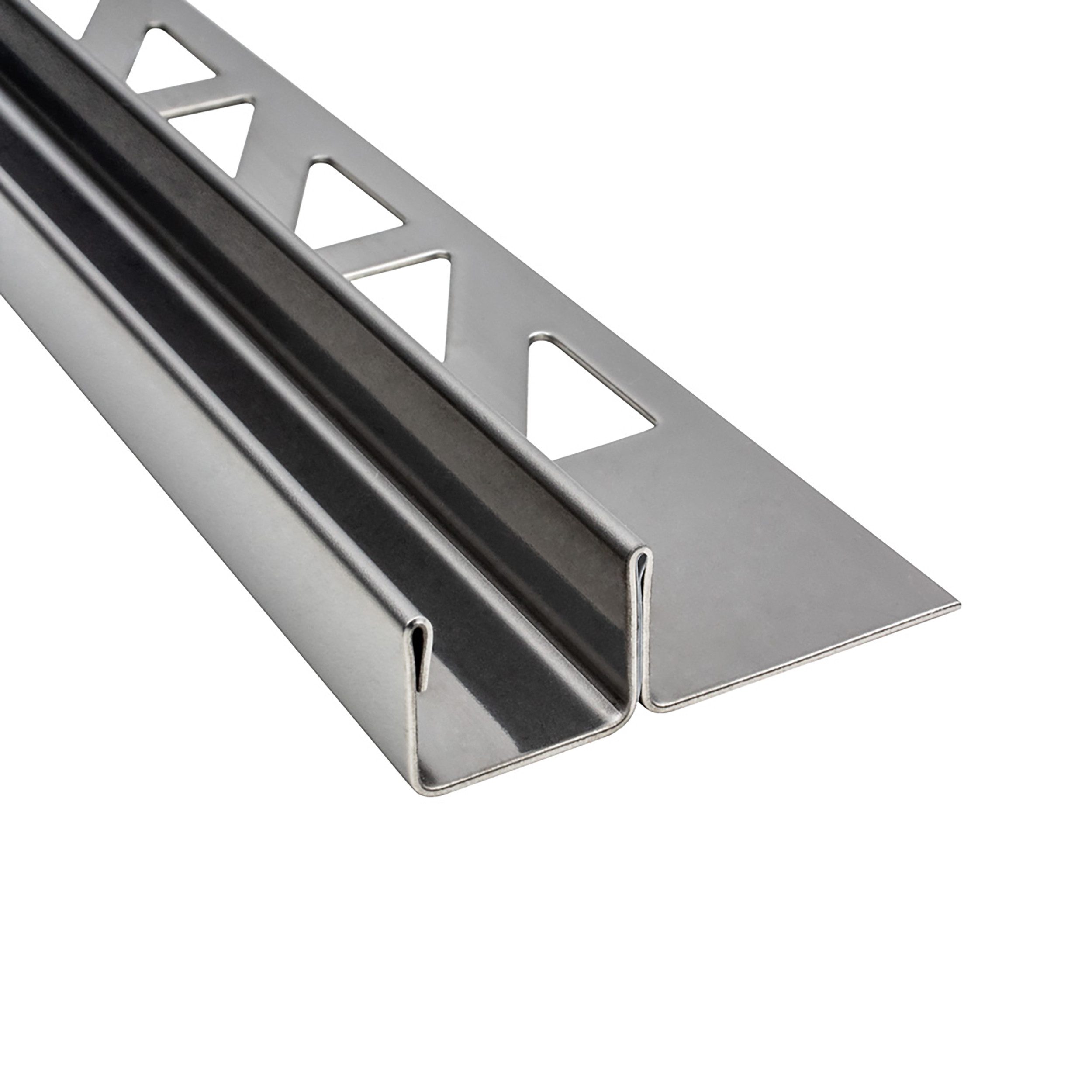 tktrading24 Abschlussprofil Glas-Fliesenprofil Edelstahl Klemmprofil Wandpr günstig online kaufen