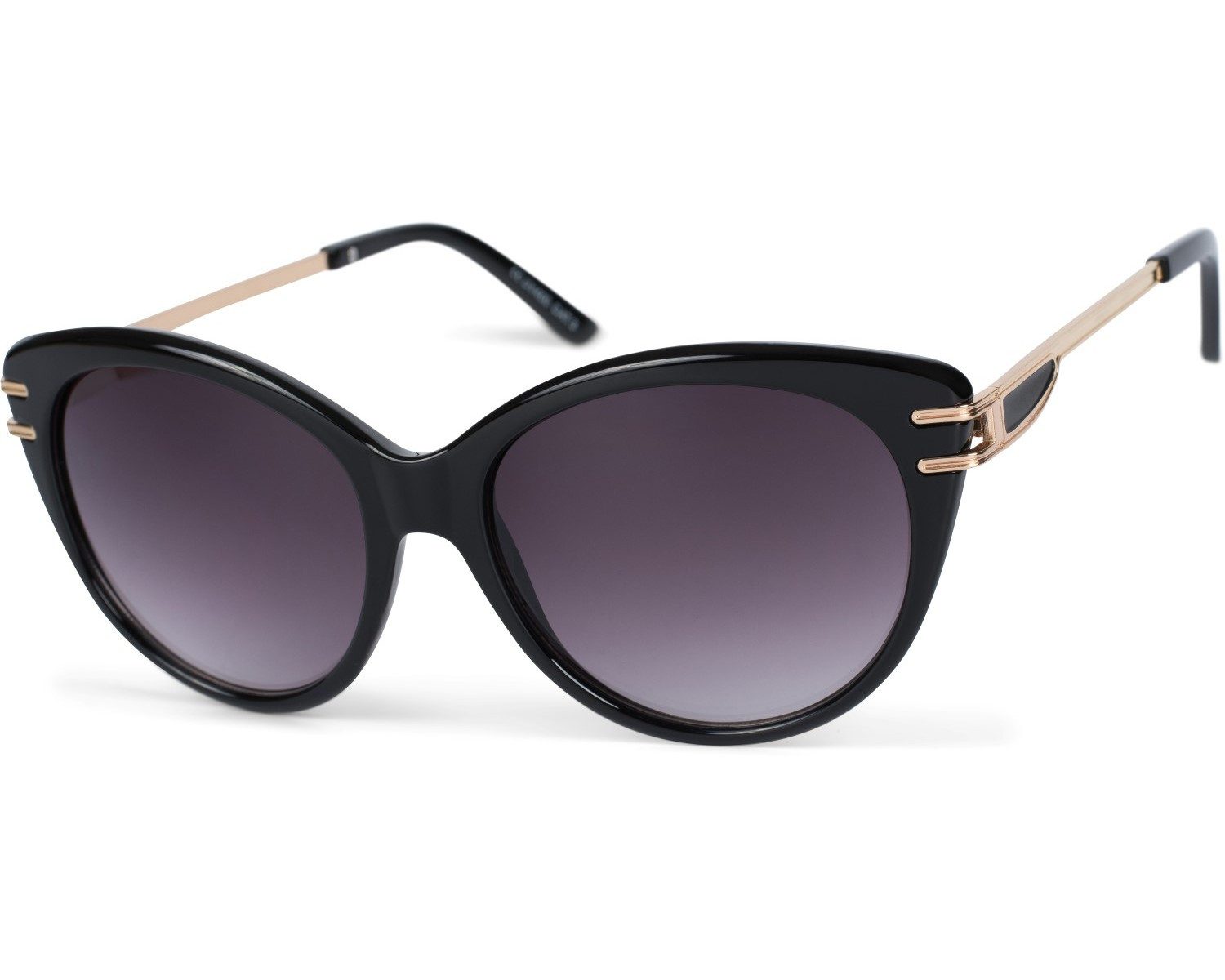 styleBREAKER Sonnenbrille Cat-Eye Sonnenbrille Schmetterling Oversize & Metallbügel (1-St) Gradient